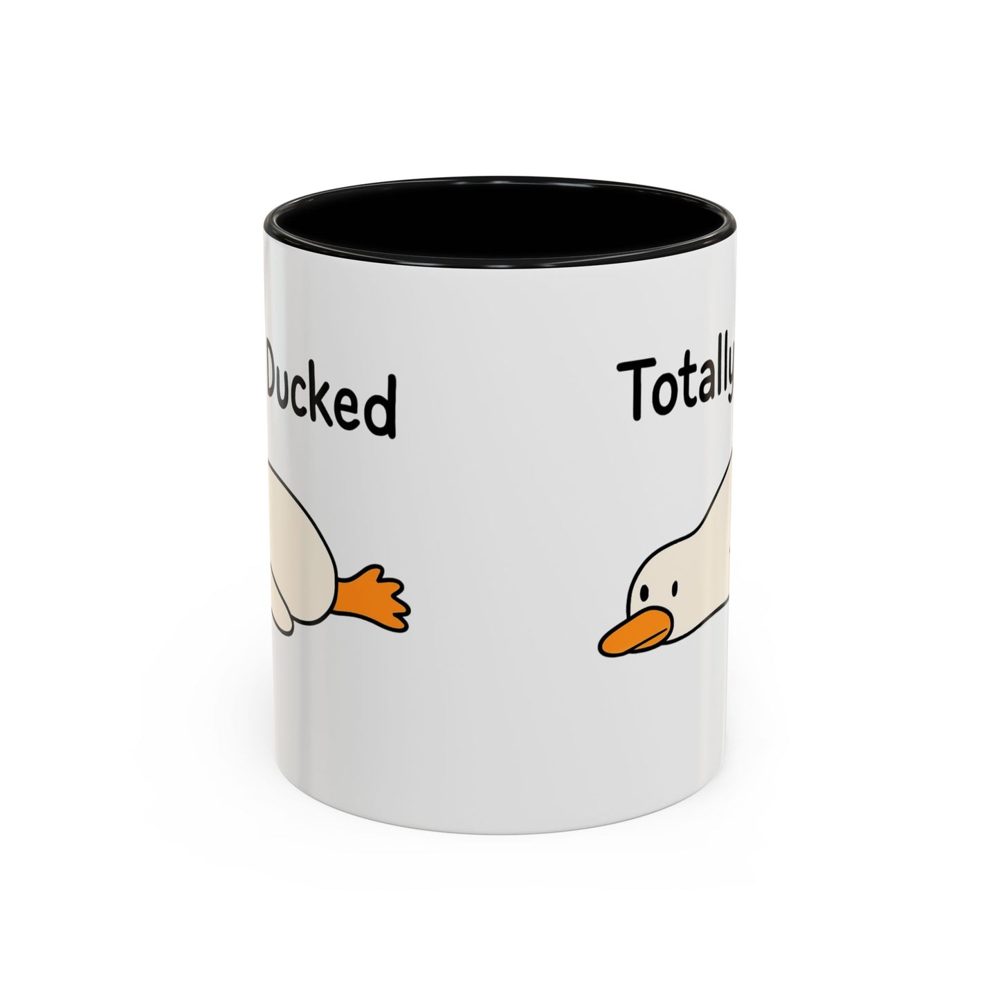 Totally Ducked Coffee Mug, Funny Mug, Quirky Gift, Duck Lover Gift, Humorous Kitchenware, Coffee Tea Mug