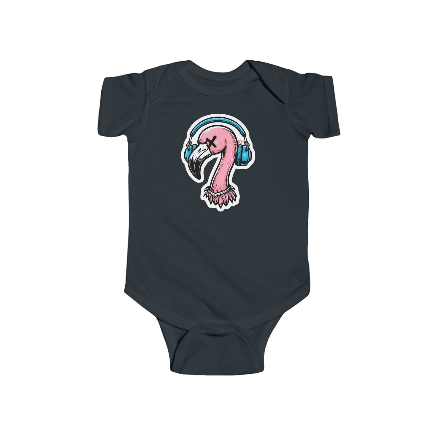 Kitschy Flamingo Baby Bodysuit - Cute Infant Outfit, Summer Wear, Baby Shower Gift, Trendy Newborn Clothing, Playful Baby Apparel