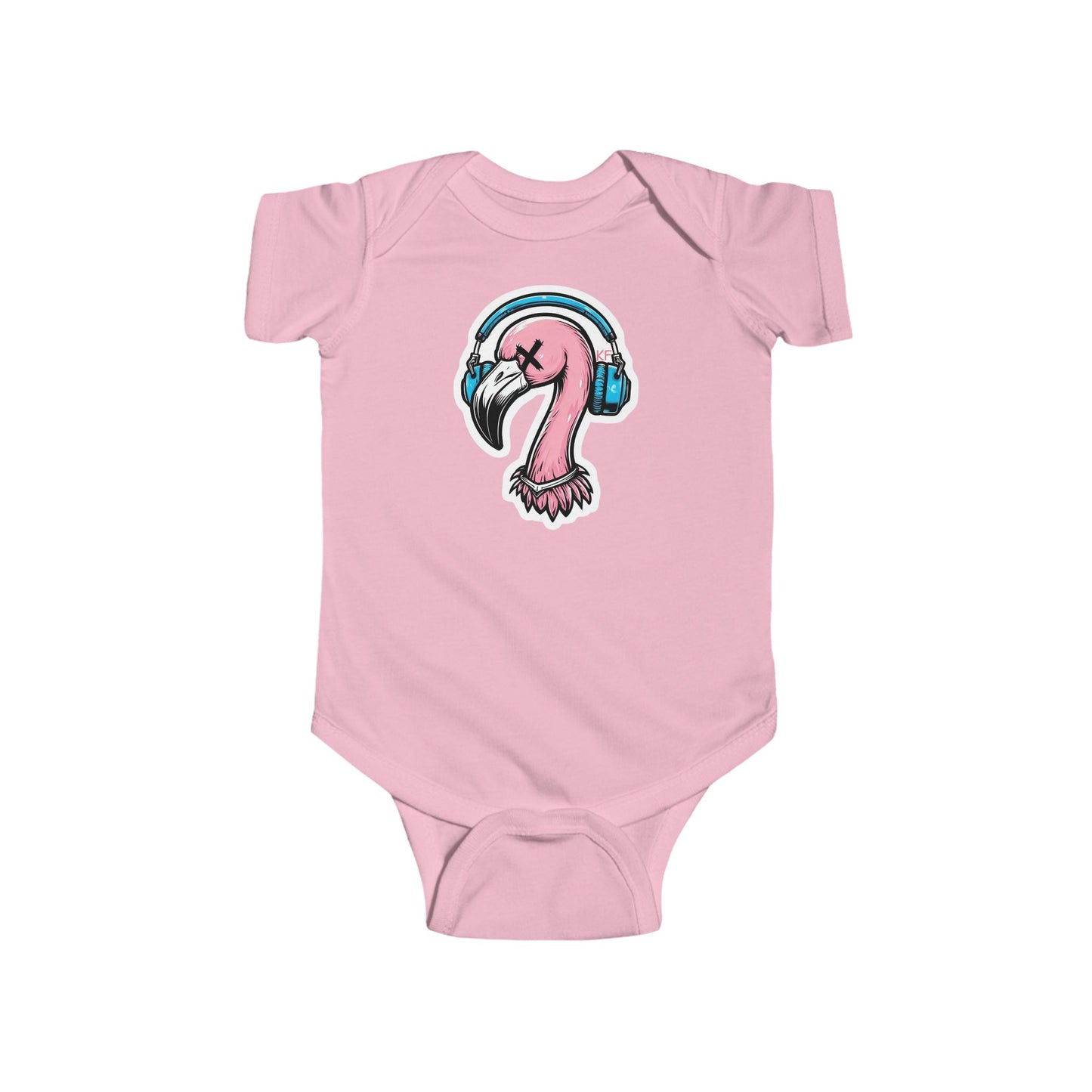 Kitschy Flamingo Baby Bodysuit - Cute Infant Outfit, Summer Wear, Baby Shower Gift, Trendy Newborn Clothing, Playful Baby Apparel
