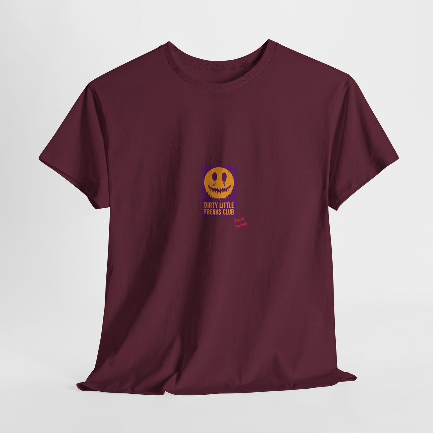 "Dirty Little Freaks Club" Unisex Heavy Cotton Tee, Casual Shirt, Graphic Tee, Trendy Outfit, Gift for Friends, Streetwear Essential
