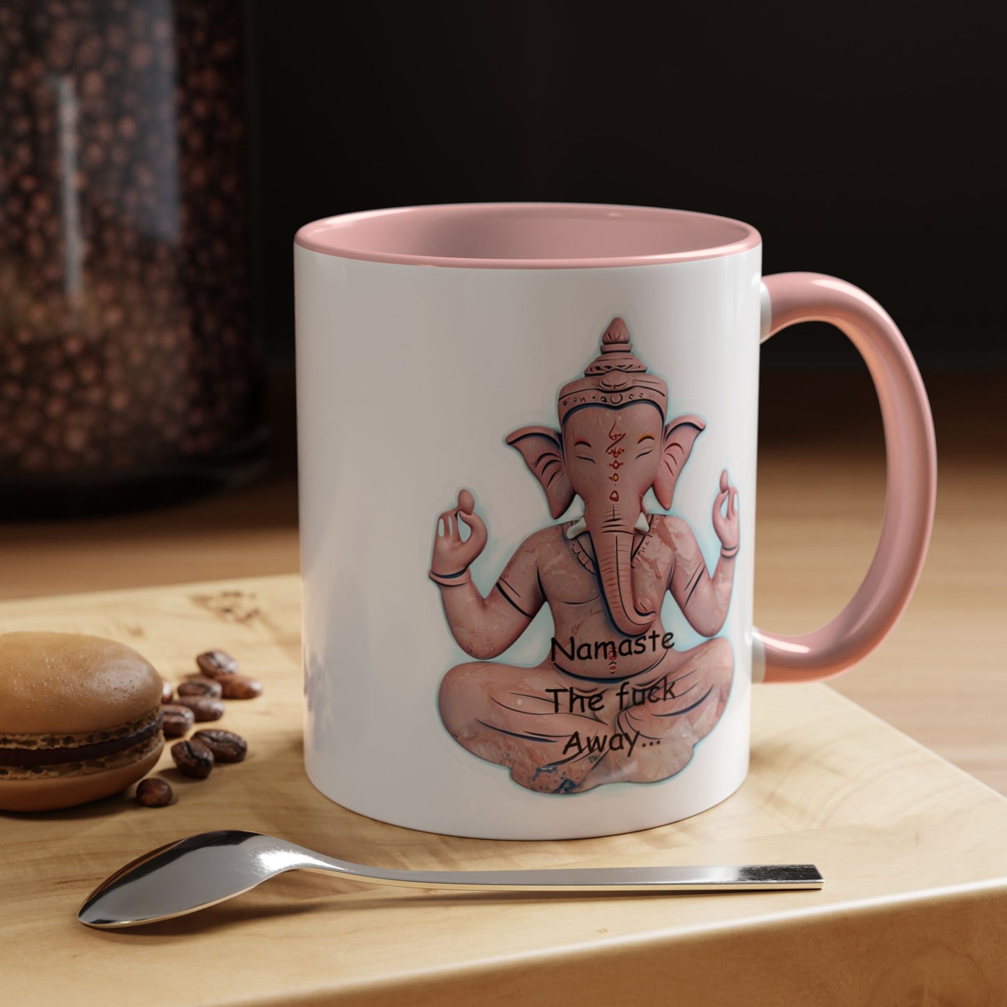 Namaste the F*ck Away Coffee Mug | Yoga Gift | Funny Mug | Meditation Style | Unique Office Drinkware | Zen Decor