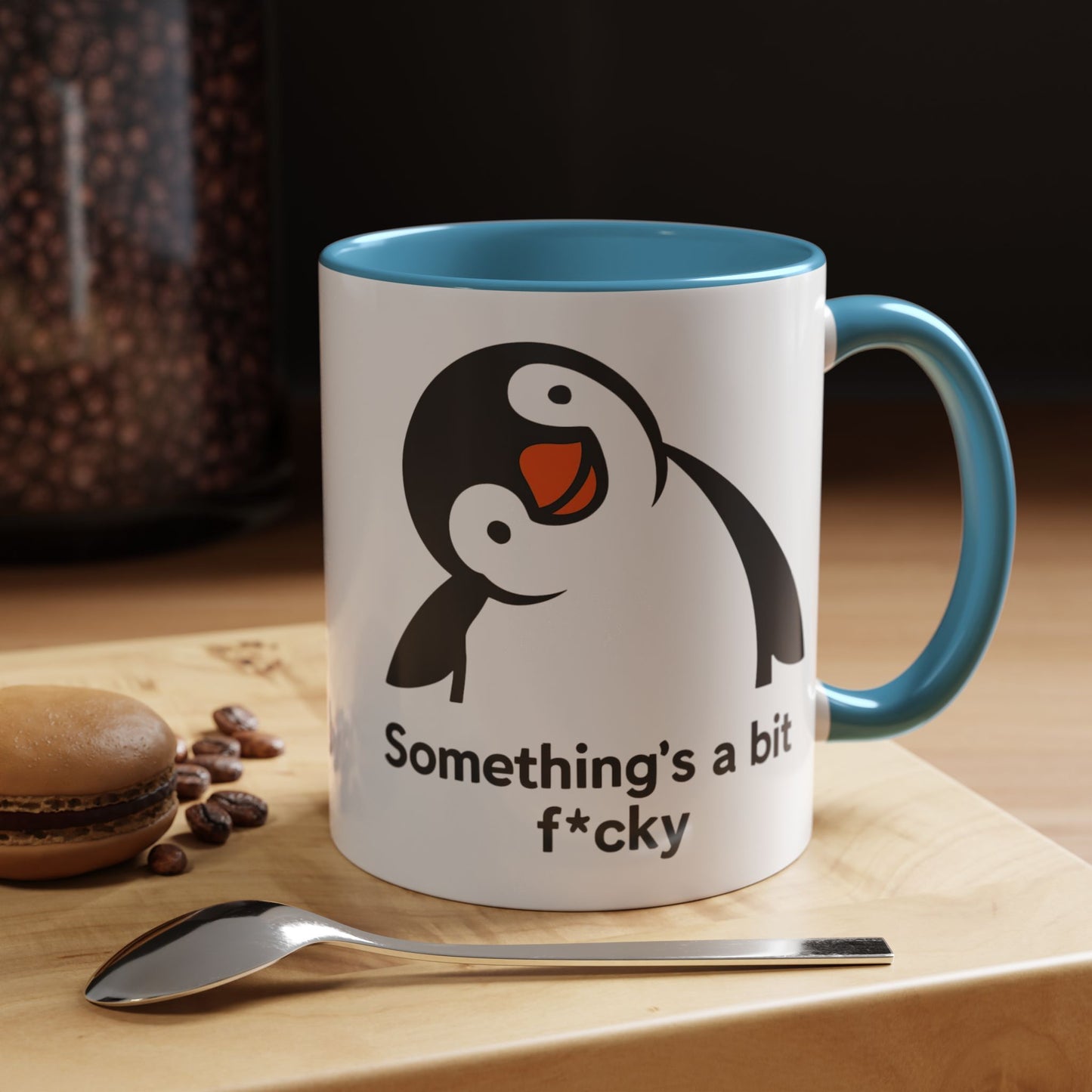 Funny Penguin Coffee Mug - Humorous Gift for Coffee Lovers, Unique Kitchen Decor, Quirky Animal Mug, Birthday Present, Seasonal Gift