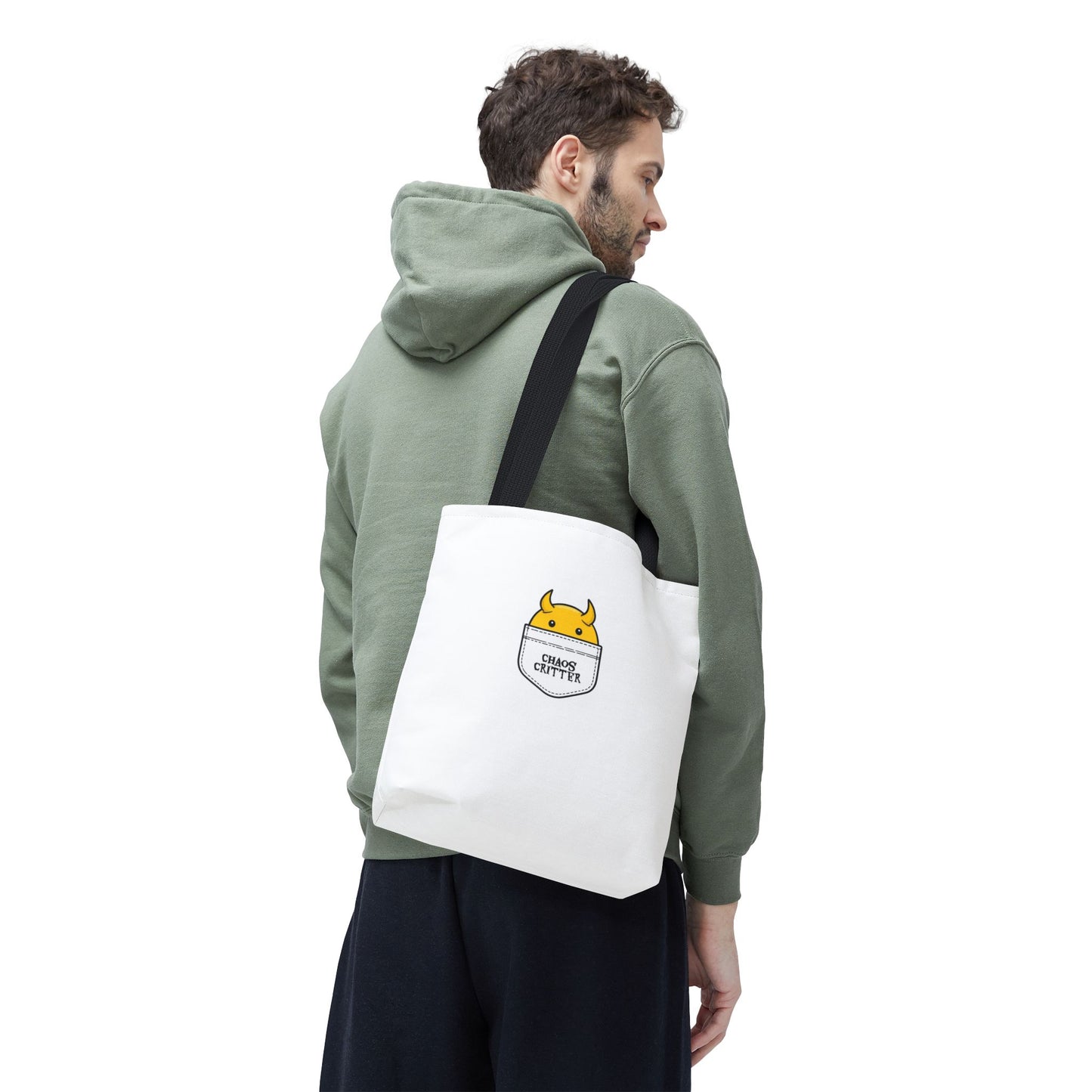 Chaos Critter Tote Bag, Fun Tote for All Occasions, Perfect Gift for Students, Eco-Friendly Shopping Bag, Cute Design, Everyday Use