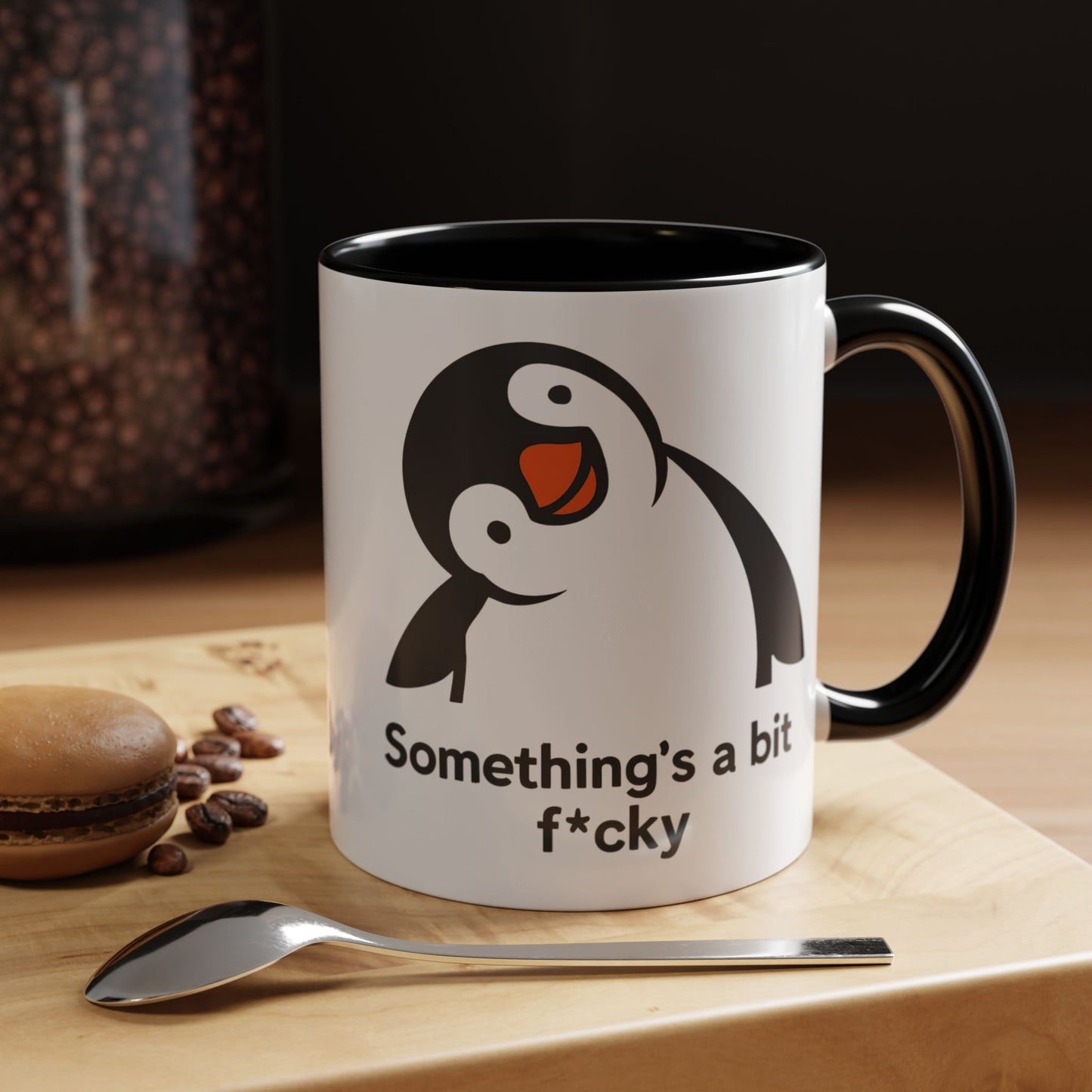 Funny Penguin Coffee Mug - Humorous Gift for Coffee Lovers, Unique Kitchen Decor, Quirky Animal Mug, Birthday Present, Seasonal Gift