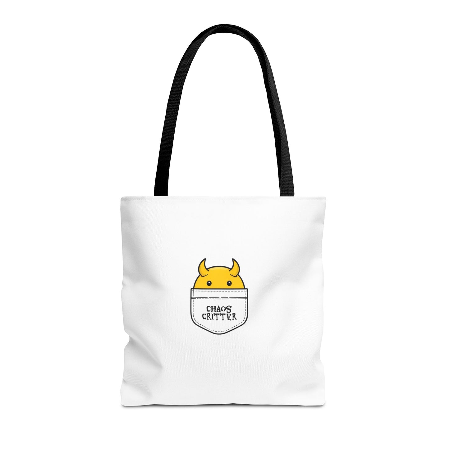 Chaos Critter Tote Bag, Fun Tote for All Occasions, Perfect Gift for Students, Eco-Friendly Shopping Bag, Cute Design, Everyday Use