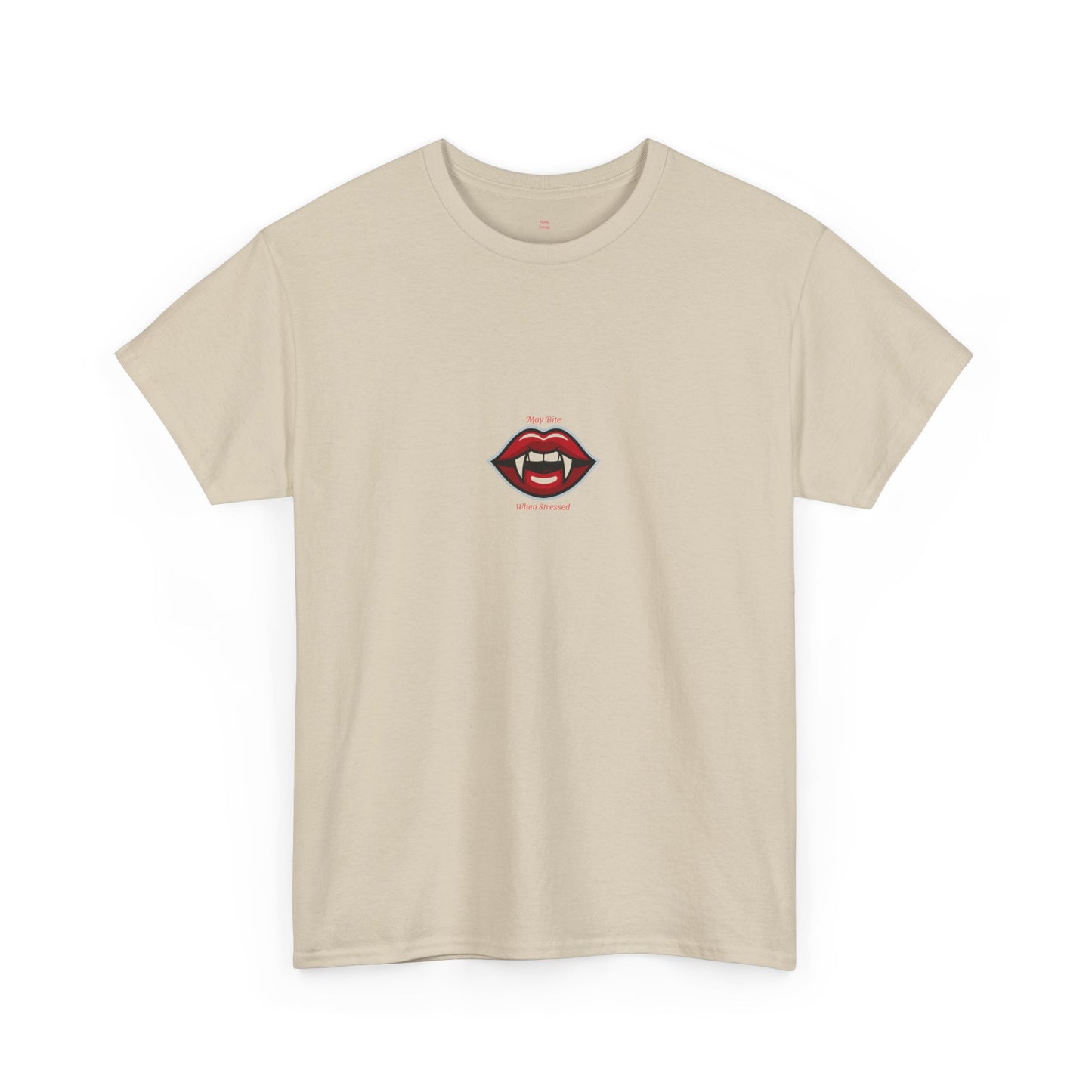 Bold Lips Unisex Heavy Cotton Tee, Graphic Tee, Casual Wear, Trendy T-Shirt, Gift for Her, Gift for Him, Everyday Style