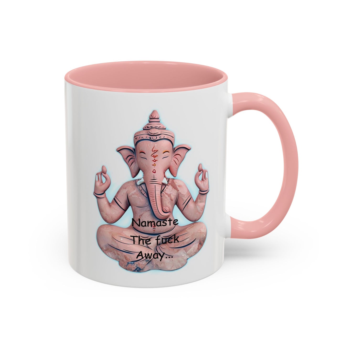 Namaste the F*ck Away Coffee Mug | Yoga Gift | Funny Mug | Meditation Style | Unique Office Drinkware | Zen Decor
