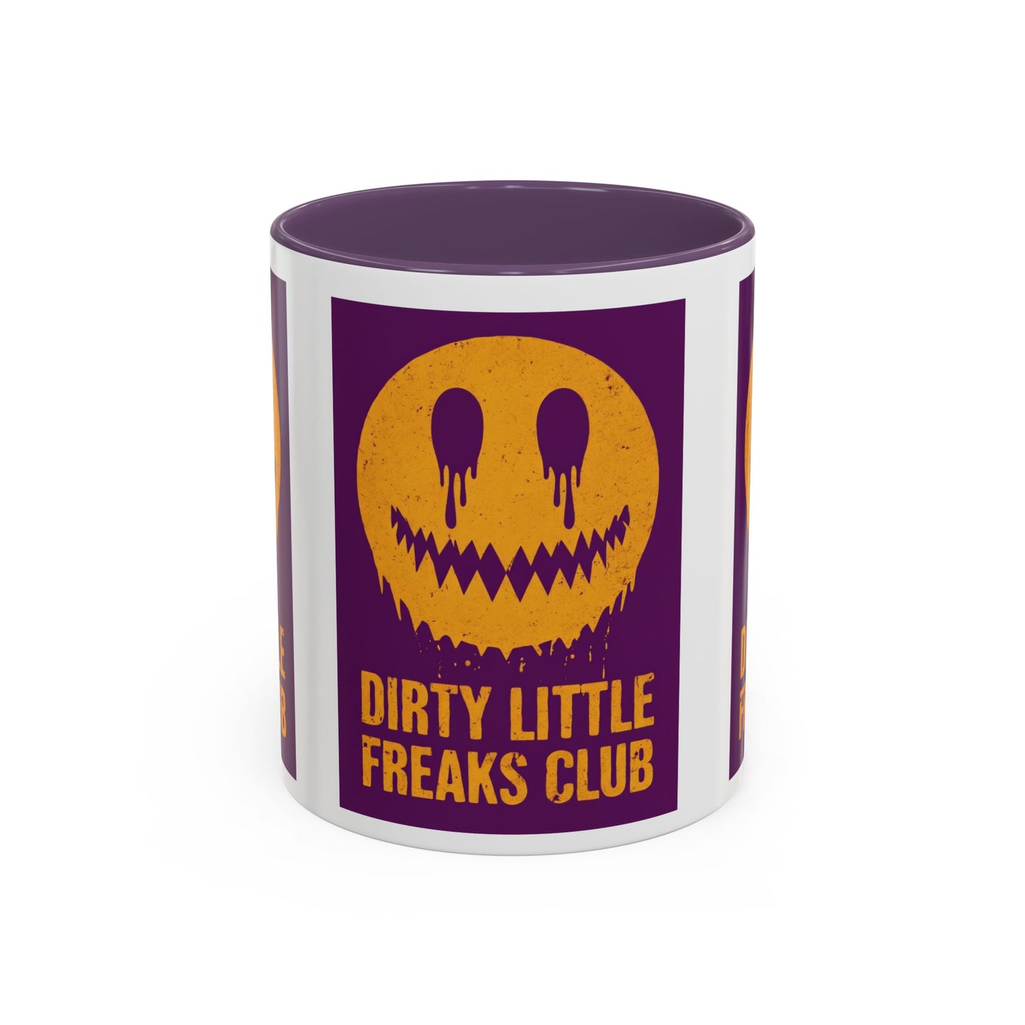 Halloween Coffee Mug, Dirty Little Freaks Club Mug, Novelty Beverage Cup, Perfect for Spooky Season, Unique Gift