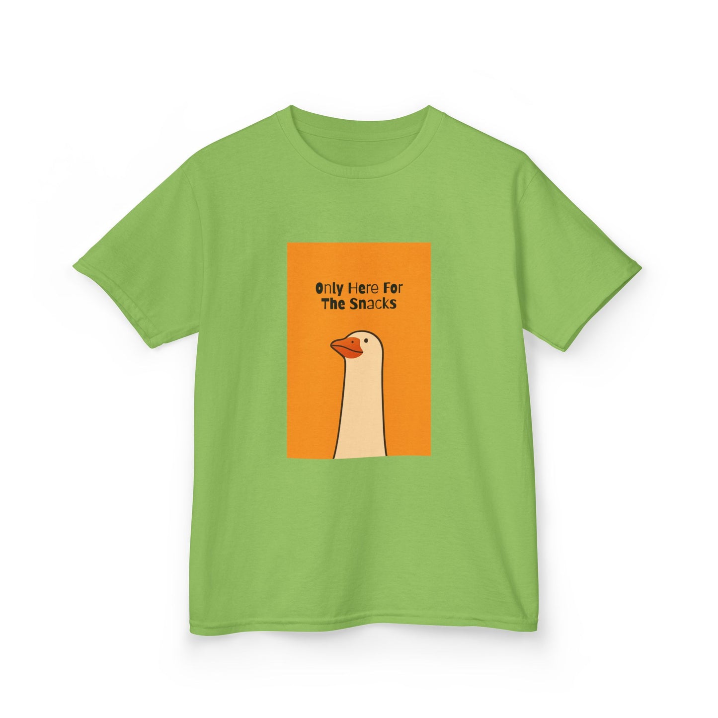Only Here For The Snacks-Themed Kids Tee, Funny Kids T-Shirt, Cute Children's Apparel, Gift for Snack Lovers, Perfect for Birthday and Playdates