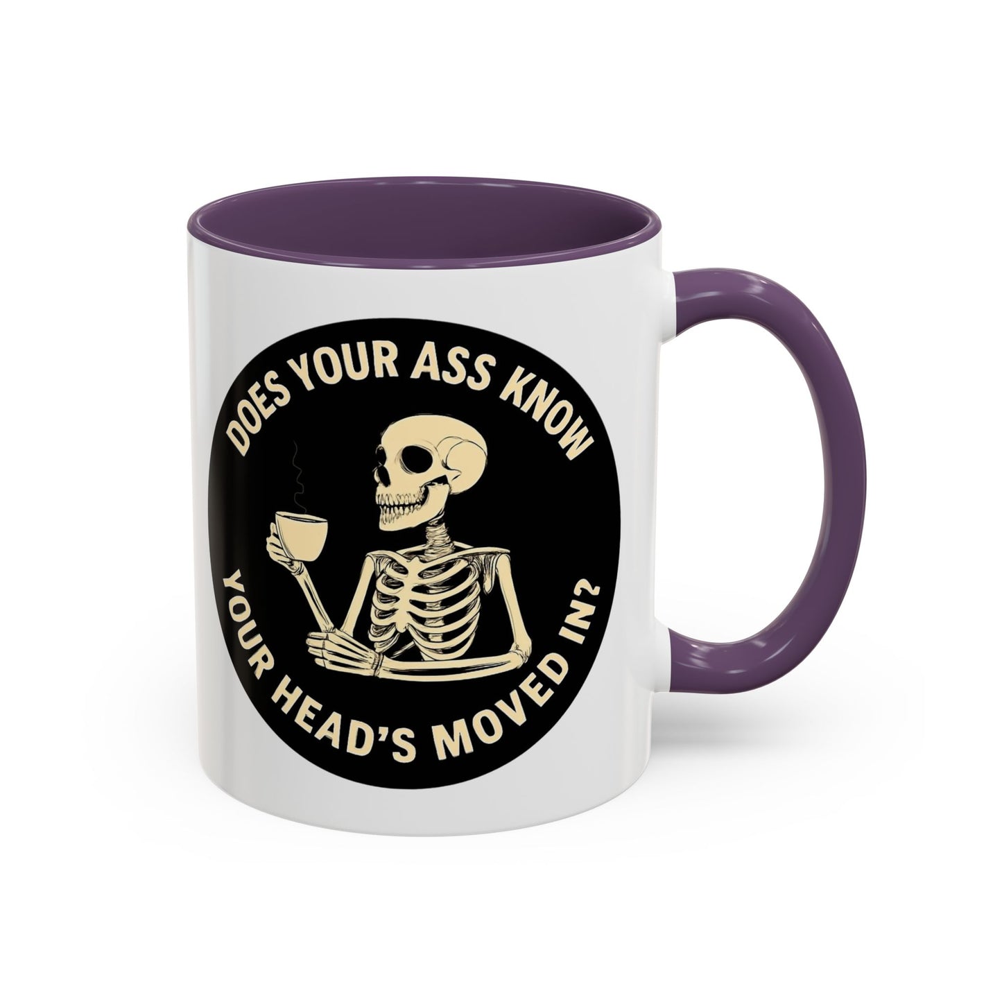 Funny Skeleton Coffee Mug - Whimsical Gift for Coffee Lovers, Halloween Decor, Unique Office Mug, Morning Motivation, Humorous Tea Cup