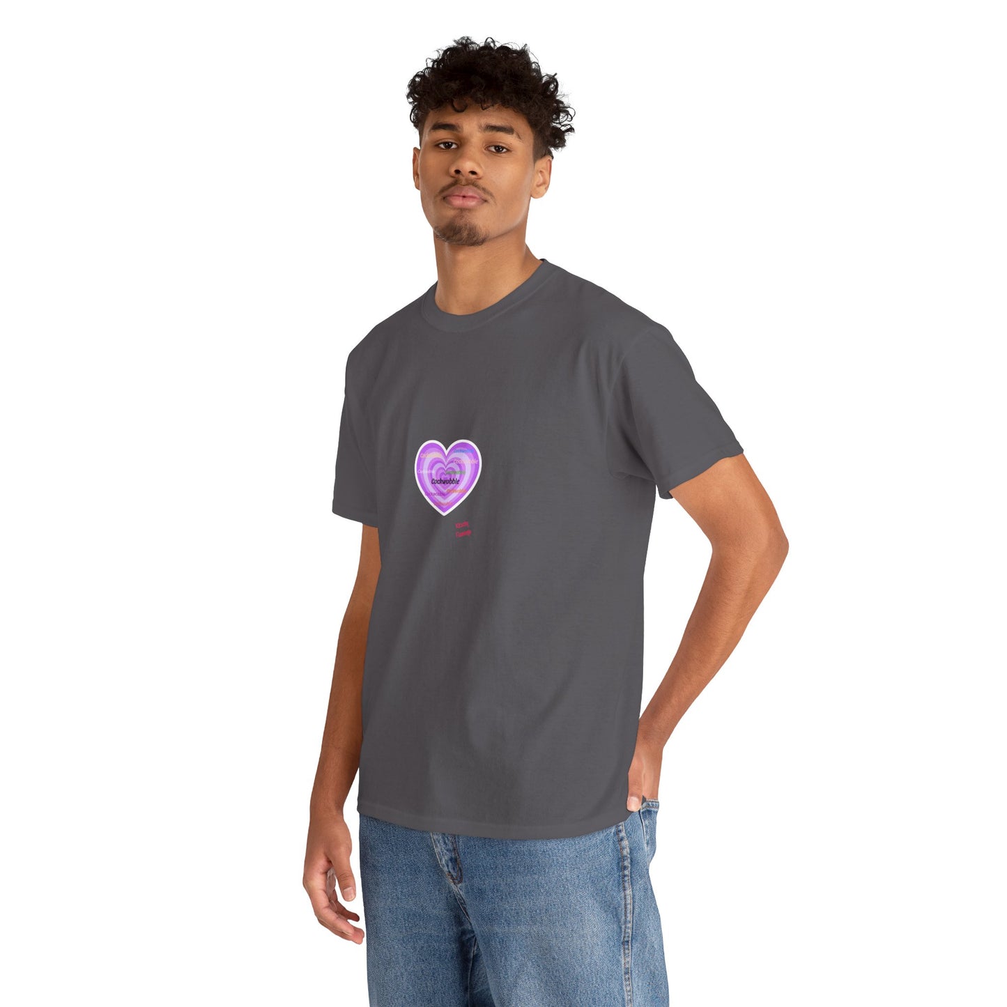 Heartfelt Rude Unisex Heavy Cotton Tee, Casual Wear, Gift for Couples, Everyday Comfort, Funny Graphic Tee