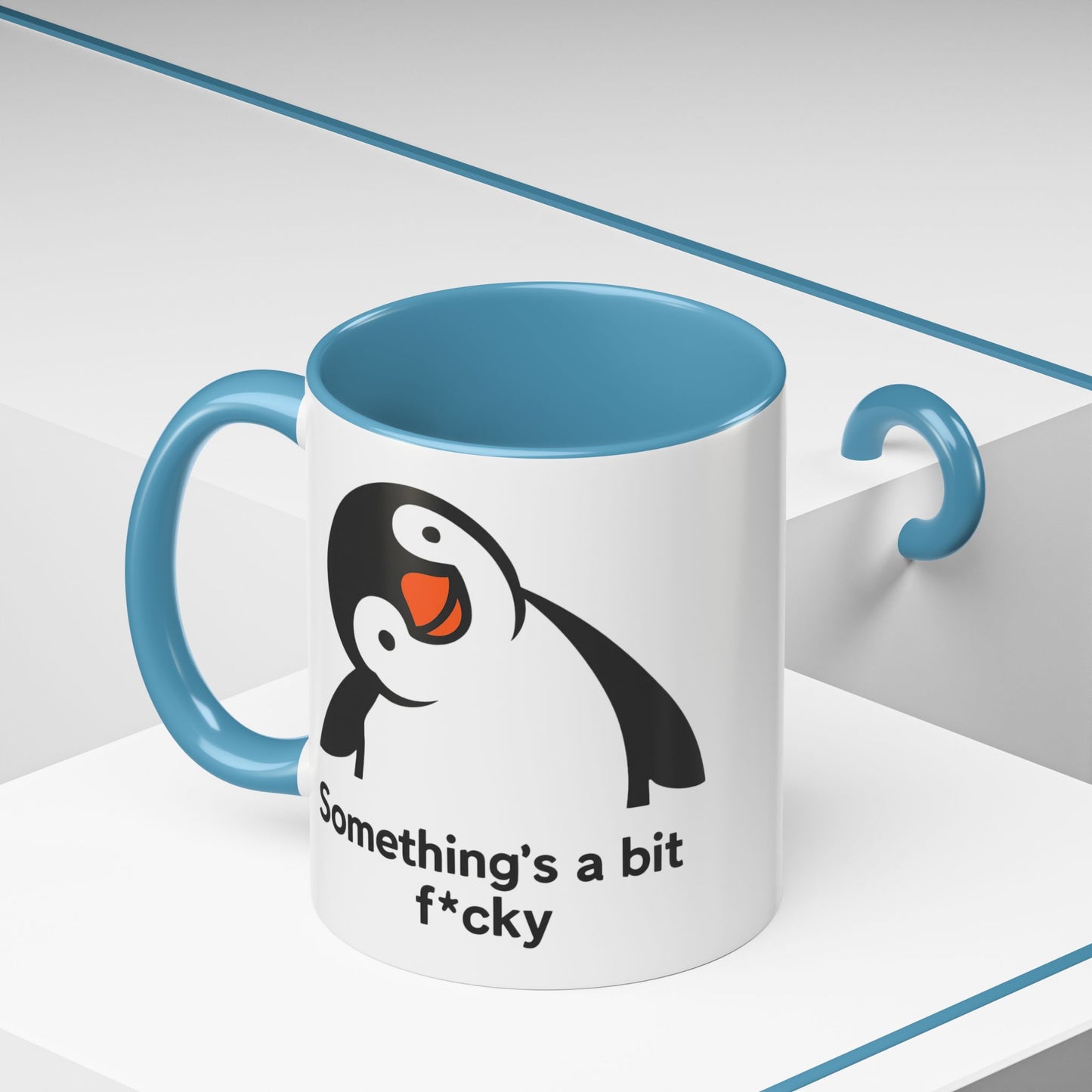 Funny Penguin Coffee Mug - Humorous Gift for Coffee Lovers, Unique Kitchen Decor, Quirky Animal Mug, Birthday Present, Seasonal Gift