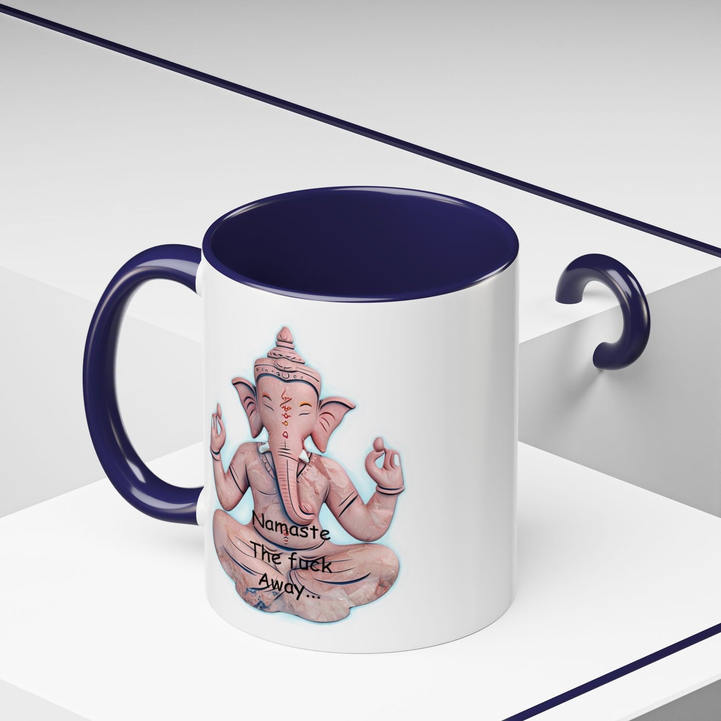 Namaste the F*ck Away Coffee Mug | Yoga Gift | Funny Mug | Meditation Style | Unique Office Drinkware | Zen Decor