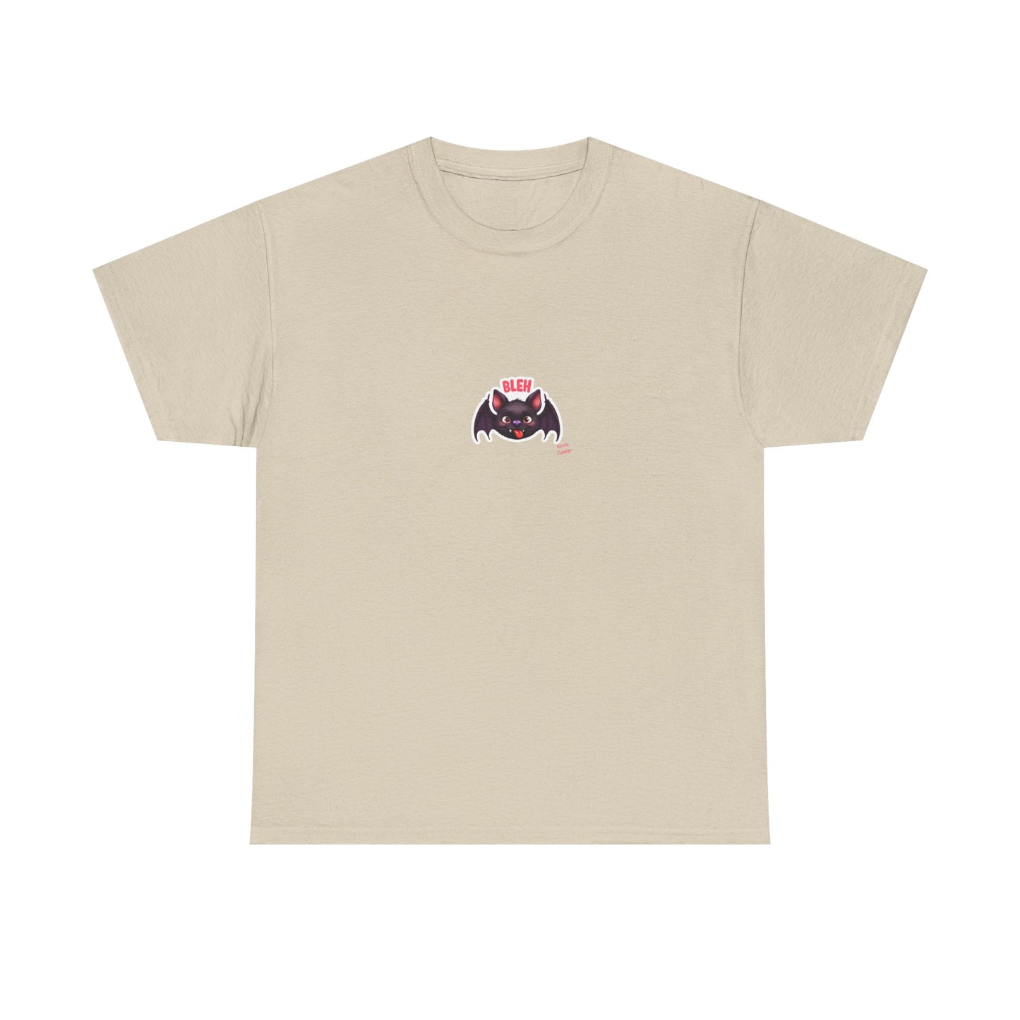 Cute Bat Graphic Unisex Heavy Cotton Tee, Halloween Shirt, Spooky Graphic Tee, Gift for Bat Lovers, Casual Wear, Fall Fashion