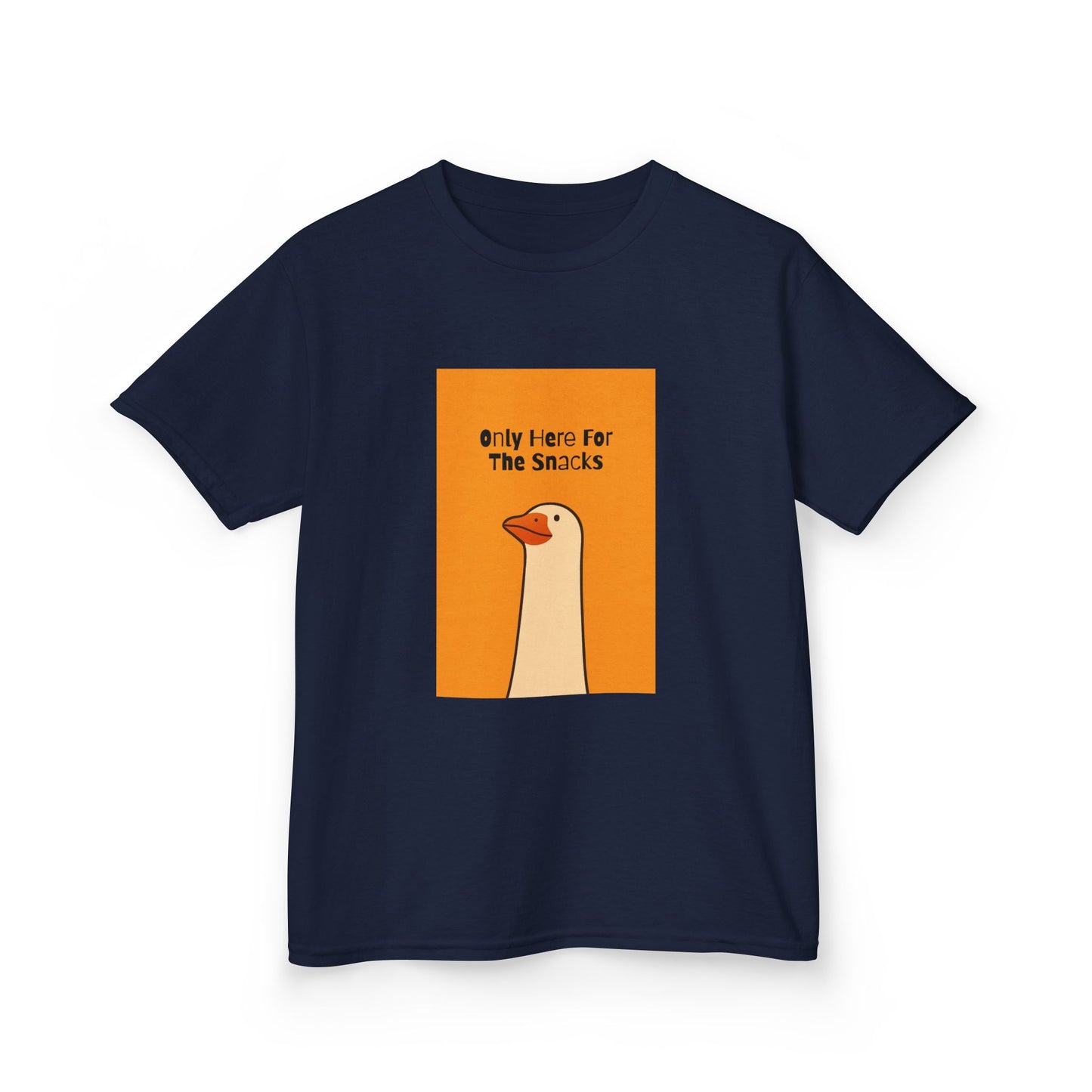Only Here For The Snacks-Themed Kids Tee, Funny Kids T-Shirt, Cute Children's Apparel, Gift for Snack Lovers, Perfect for Birthday and Playdates