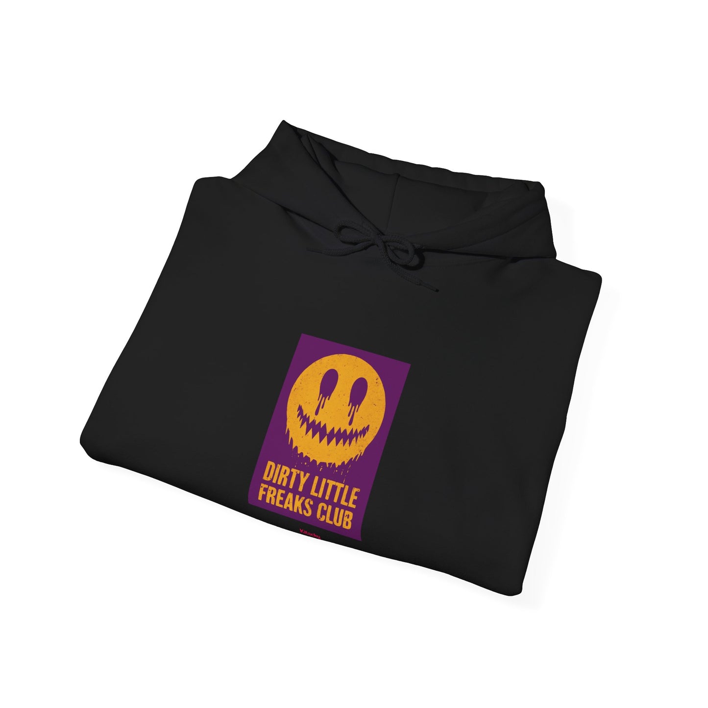 Dirty Little Freaks Club Hooded Sweatshirt, Unisex Hoodie, Graphic Sweatshirt, Halloween Apparel, Casual Wear, Unique Gift