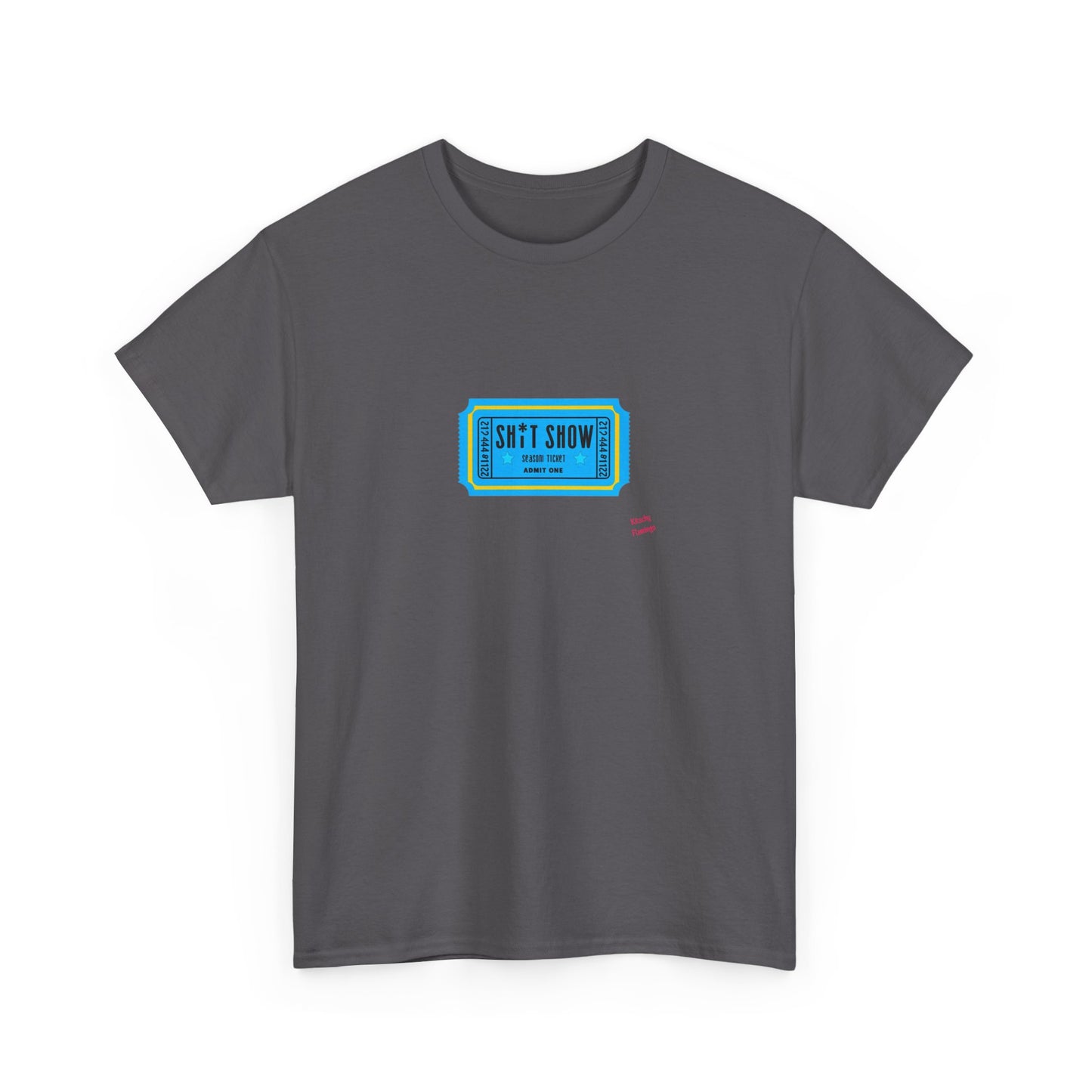 Vintage-Inspired Movie Ticket Graphic Tee, Unisex Heavy Cotton Tee, Retro Movie Night Shirt, Trendy Casual Wear, Gift for Him/Her