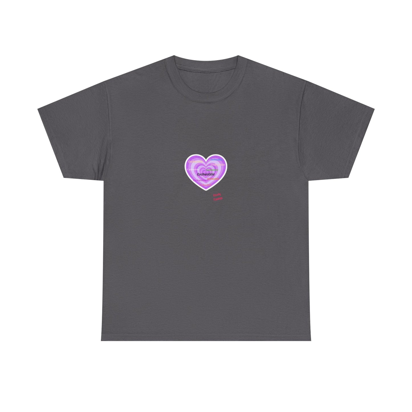 Heartfelt Rude Unisex Heavy Cotton Tee, Casual Wear, Gift for Couples, Everyday Comfort, Funny Graphic Tee