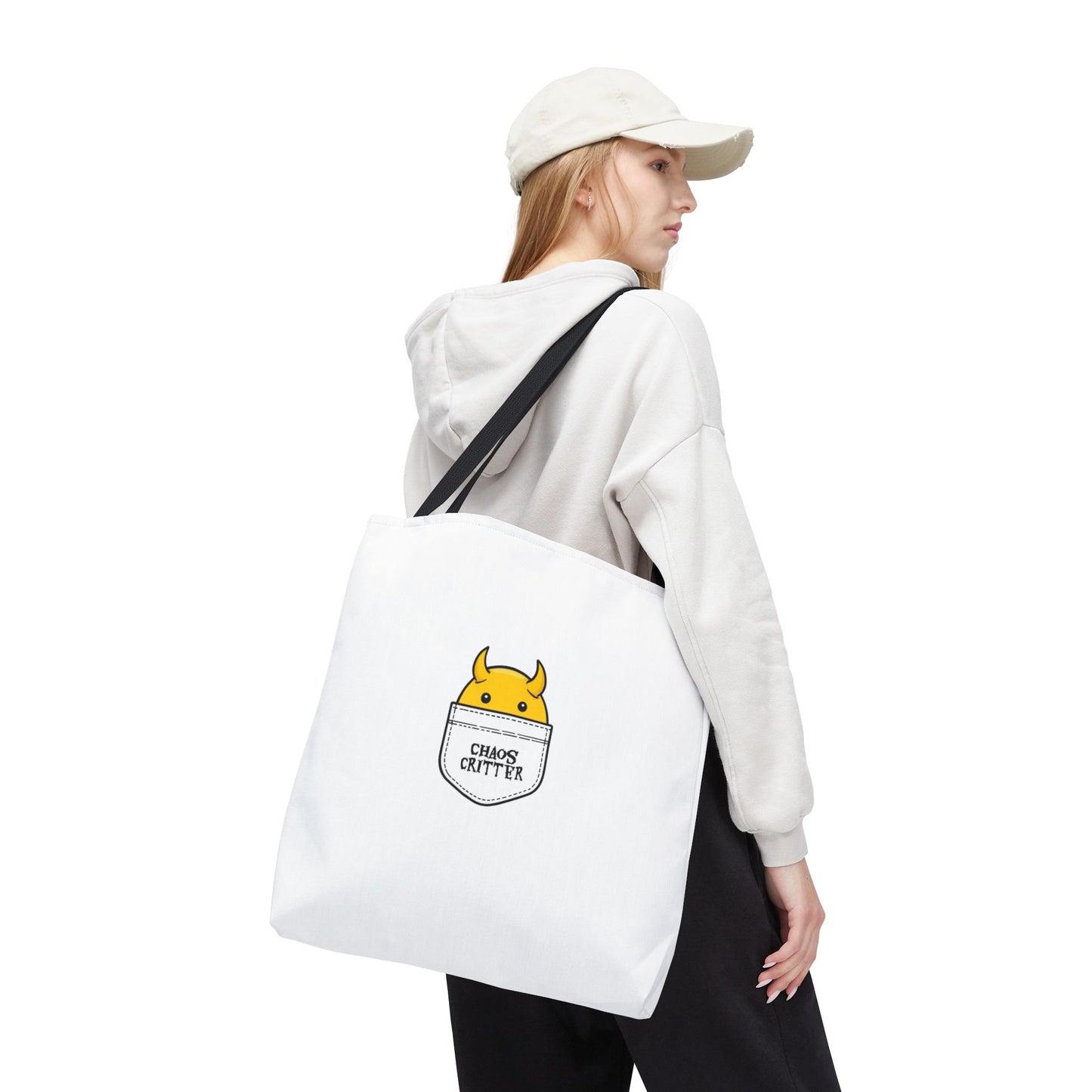 Chaos Critter Tote Bag, Fun Tote for All Occasions, Perfect Gift for Students, Eco-Friendly Shopping Bag, Cute Design, Everyday Use