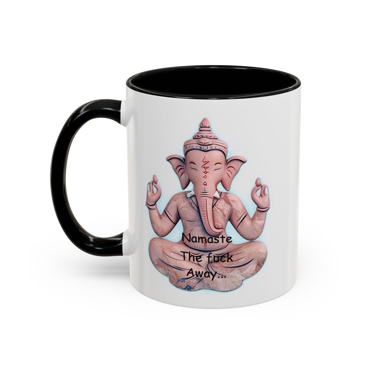 Namaste the F*ck Away Coffee Mug | Yoga Gift | Funny Mug | Meditation Style | Unique Office Drinkware | Zen Decor