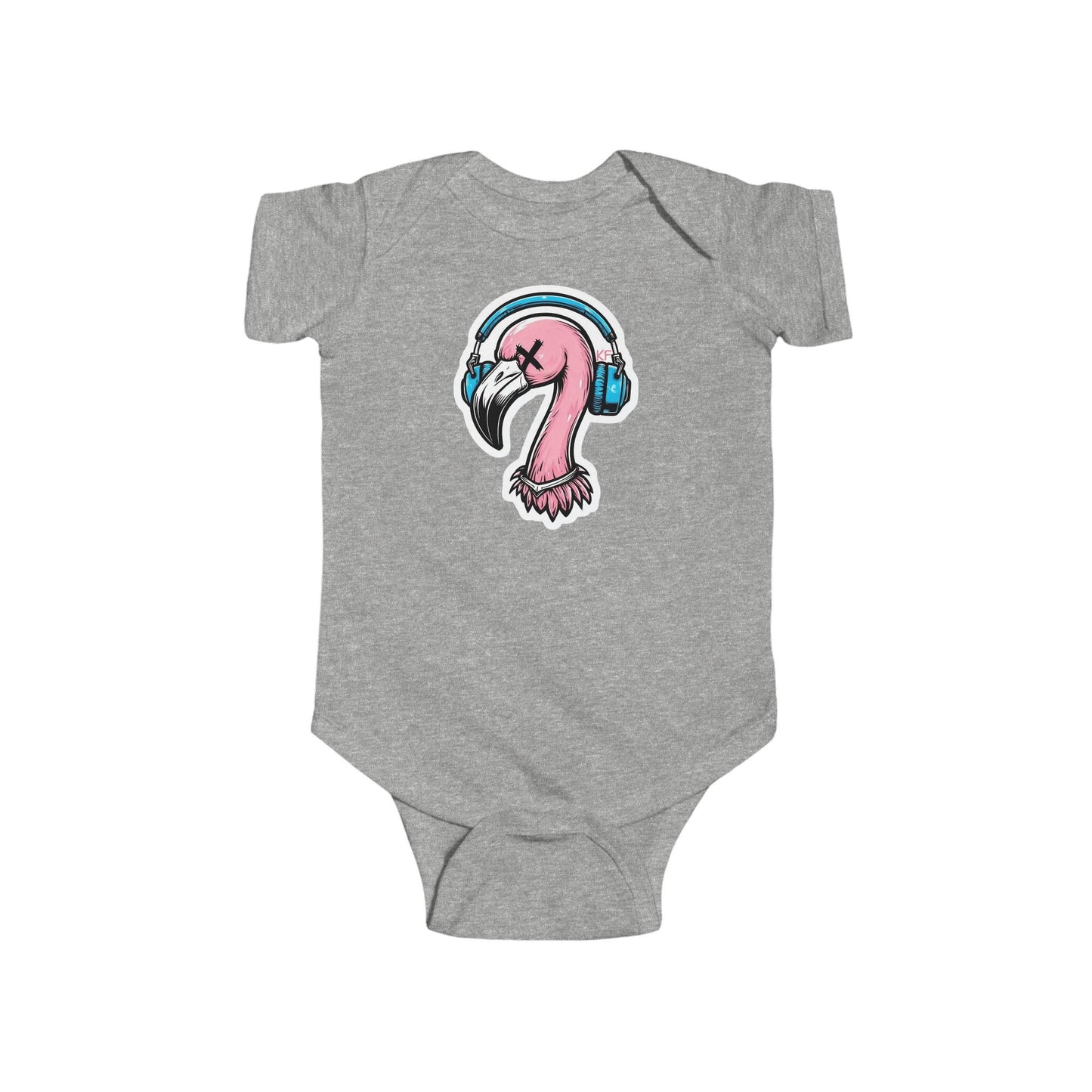 Kitschy Flamingo Baby Bodysuit - Cute Infant Outfit, Summer Wear, Baby Shower Gift, Trendy Newborn Clothing, Playful Baby Apparel