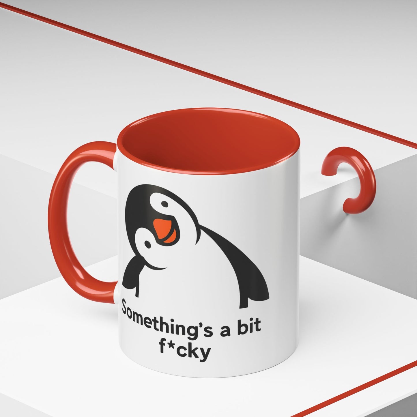Funny Penguin Coffee Mug - Humorous Gift for Coffee Lovers, Unique Kitchen Decor, Quirky Animal Mug, Birthday Present, Seasonal Gift