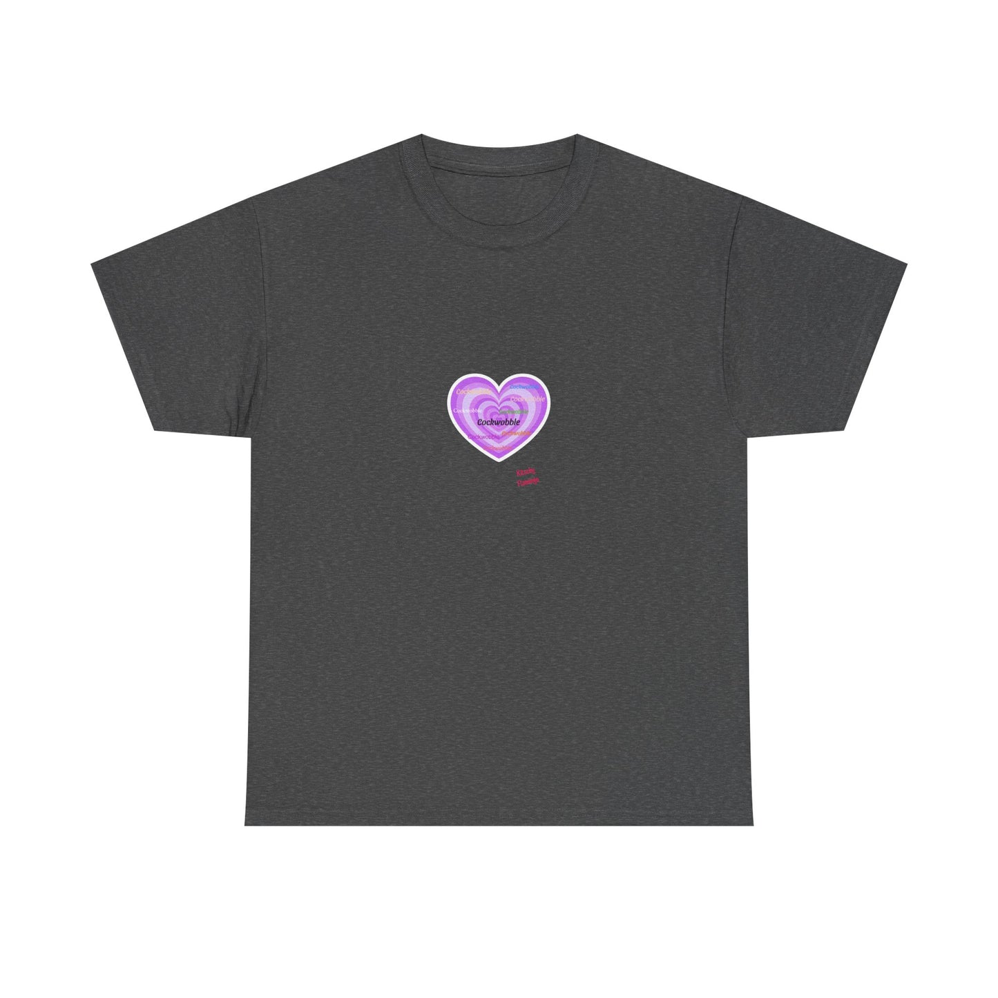 Heartfelt Rude Unisex Heavy Cotton Tee, Casual Wear, Gift for Couples, Everyday Comfort, Funny Graphic Tee