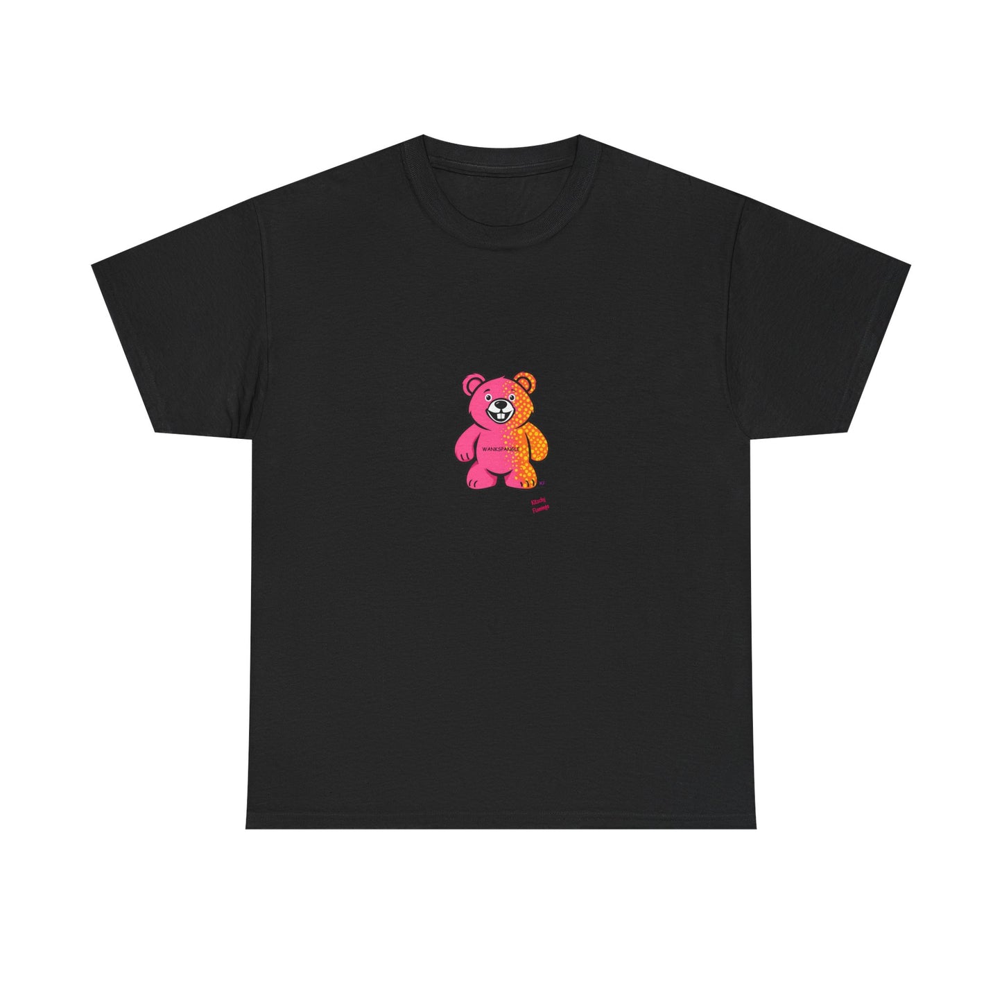 Cute Cartoon Swear Bear Tee, Fun Graphic T-Shirt, Unisex Gift, Summer Wear, Casual Fashion, Funny T-shirt