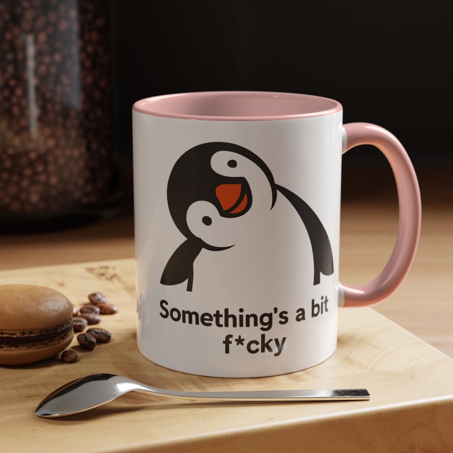 Funny Penguin Coffee Mug - Humorous Gift for Coffee Lovers, Unique Kitchen Decor, Quirky Animal Mug, Birthday Present, Seasonal Gift