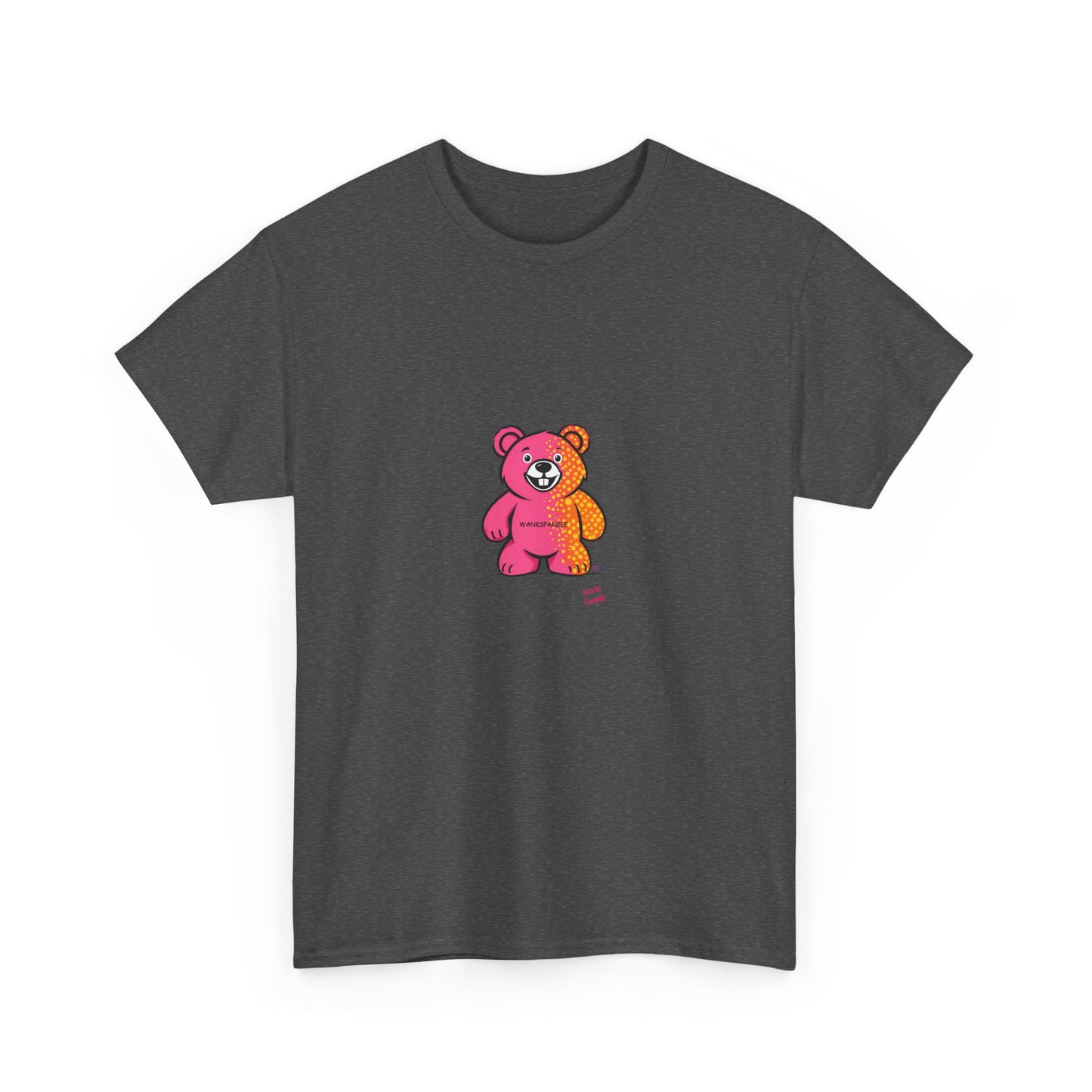 Cute Cartoon Swear Bear Tee, Fun Graphic T-Shirt, Unisex Gift, Summer Wear, Casual Fashion, Funny T-shirt