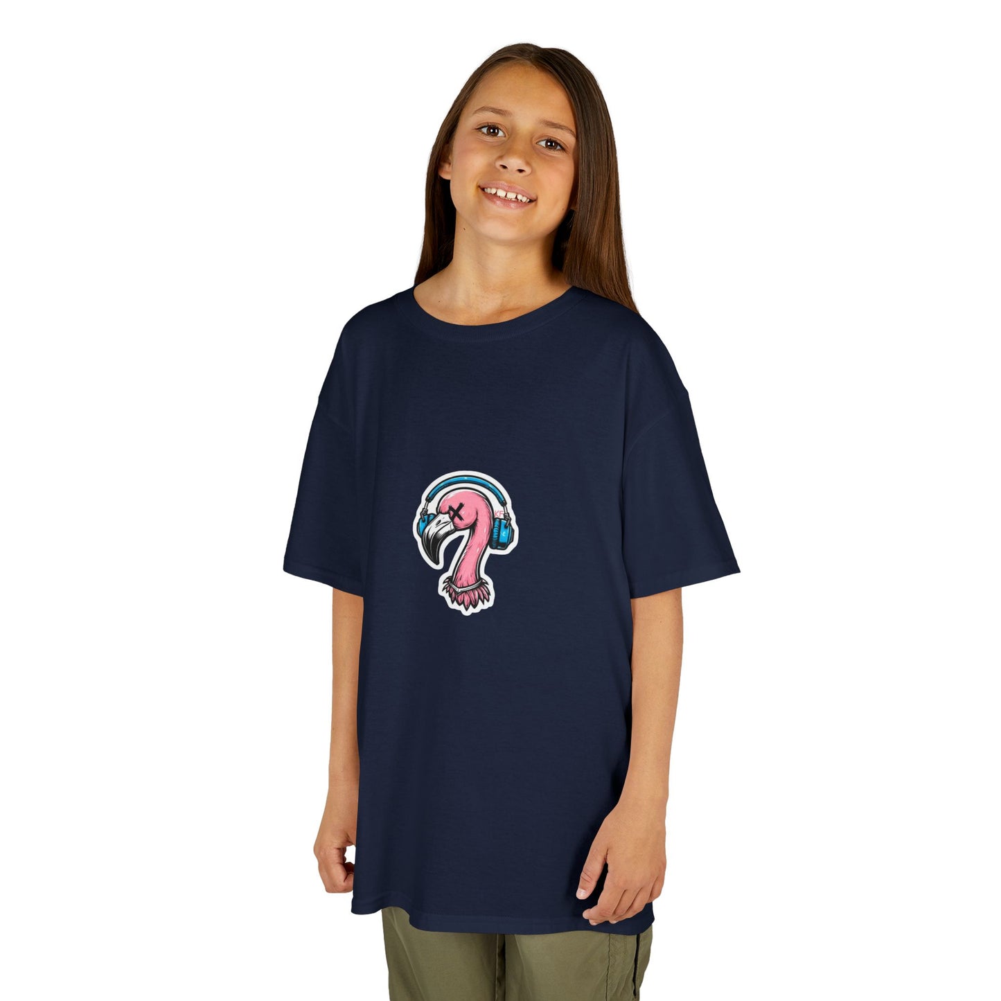 Kitschy Flamingo Kids Tee, Summer Vibes T-Shirt, Chill Kids Apparel, Cute Flamingo Shirt, Perfect Gift for Young Trendsetters