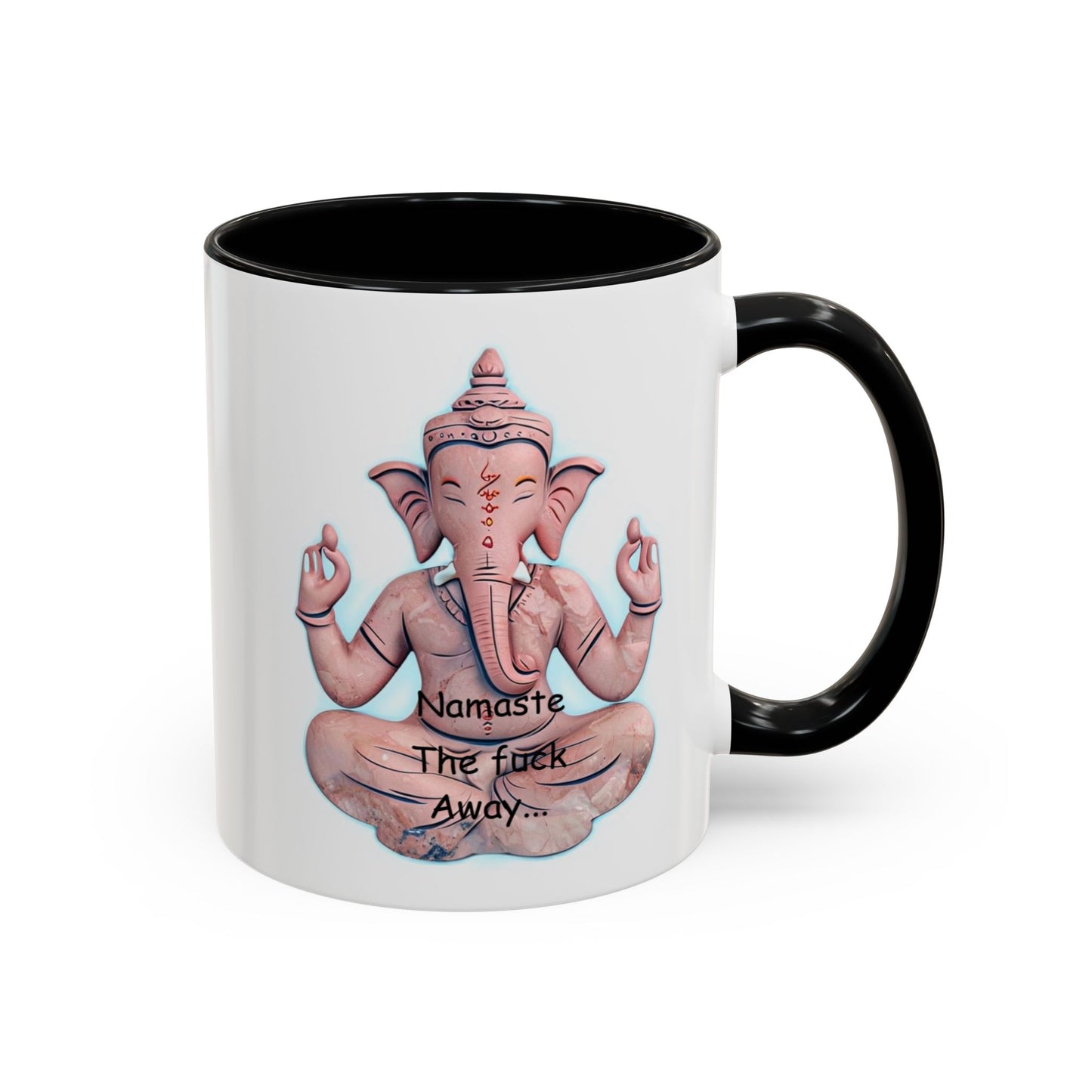 Namaste the F*ck Away Coffee Mug | Yoga Gift | Funny Mug | Meditation Style | Unique Office Drinkware | Zen Decor
