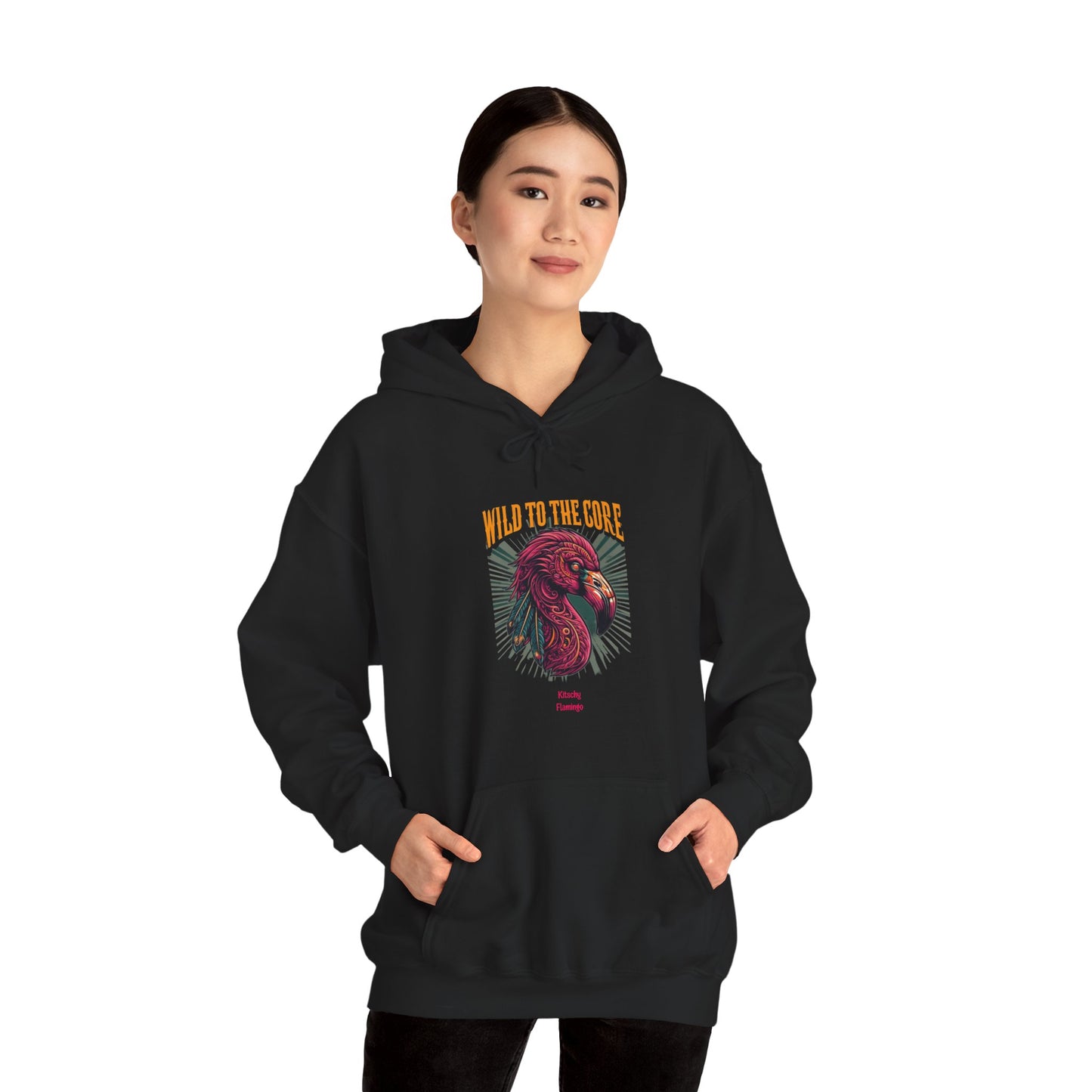 Wild to the Core Hoodie, Unisex Sweatshirt, Casual Wear, Outdoor Gear, Gift for Streetwear Lovers, Stylish Layering Piece