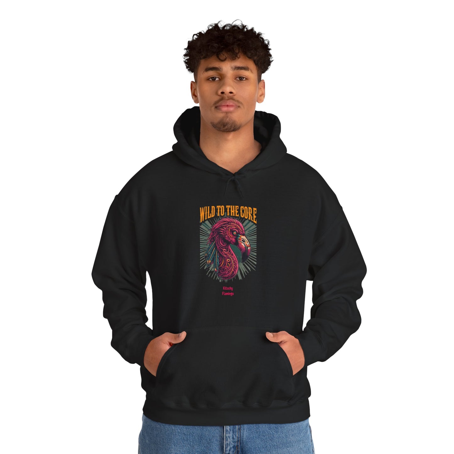Wild to the Core Hoodie, Unisex Sweatshirt, Casual Wear, Outdoor Gear, Gift for Streetwear Lovers, Stylish Layering Piece