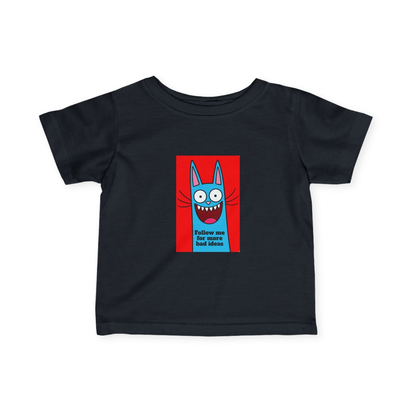 Playful Infant Tee with Funny Cat Design, Cute Baby T-Shirt, Gift for New Parents, Toddler Clothing, Children's Apparel, Funny Kitten Top