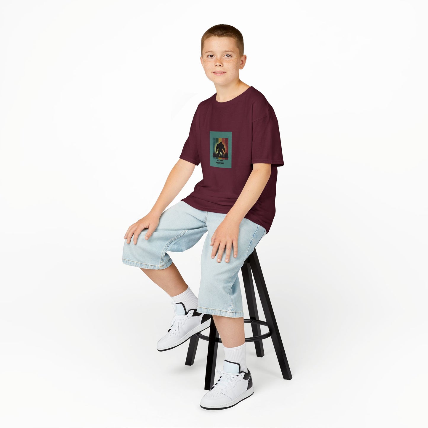 Kids/Teens Adventure Graphic Tee, Fun T-Shirt for Boys and Girls, Kids Gift, Outdoor Shirt, Birthday Celebration, Campfire Theme