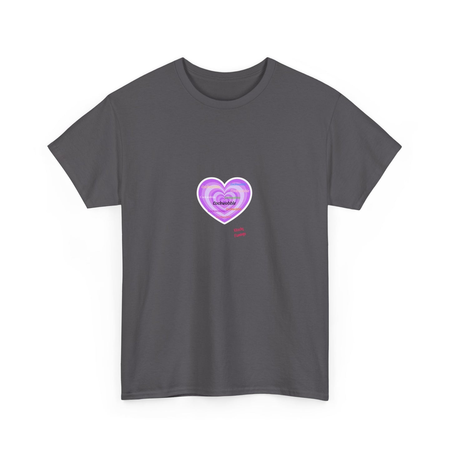 Heartfelt Rude Unisex Heavy Cotton Tee, Casual Wear, Gift for Couples, Everyday Comfort, Funny Graphic Tee