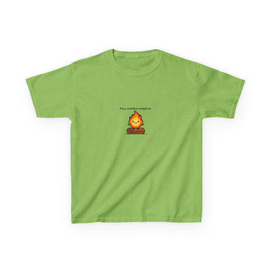 Campfire Kids Tee with Fun Design, Comfortable Cotton Shirt, Perfect Gift for Birthdays, Casual Wear, School Events