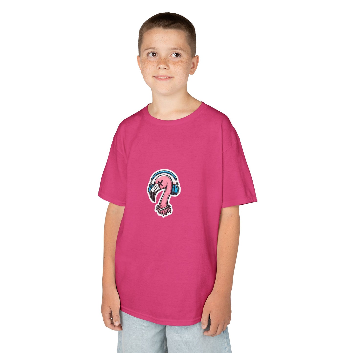 Kitschy Flamingo Kids Tee, Summer Vibes T-Shirt, Chill Kids Apparel, Cute Flamingo Shirt, Perfect Gift for Young Trendsetters