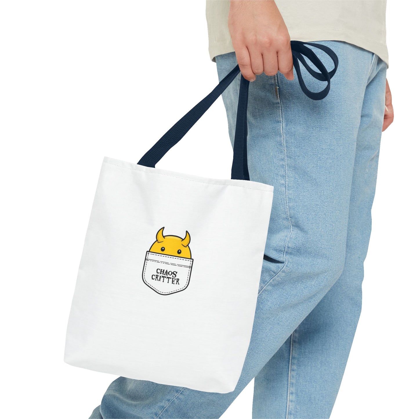 Chaos Critter Tote Bag, Fun Tote for All Occasions, Perfect Gift for Students, Eco-Friendly Shopping Bag, Cute Design, Everyday Use