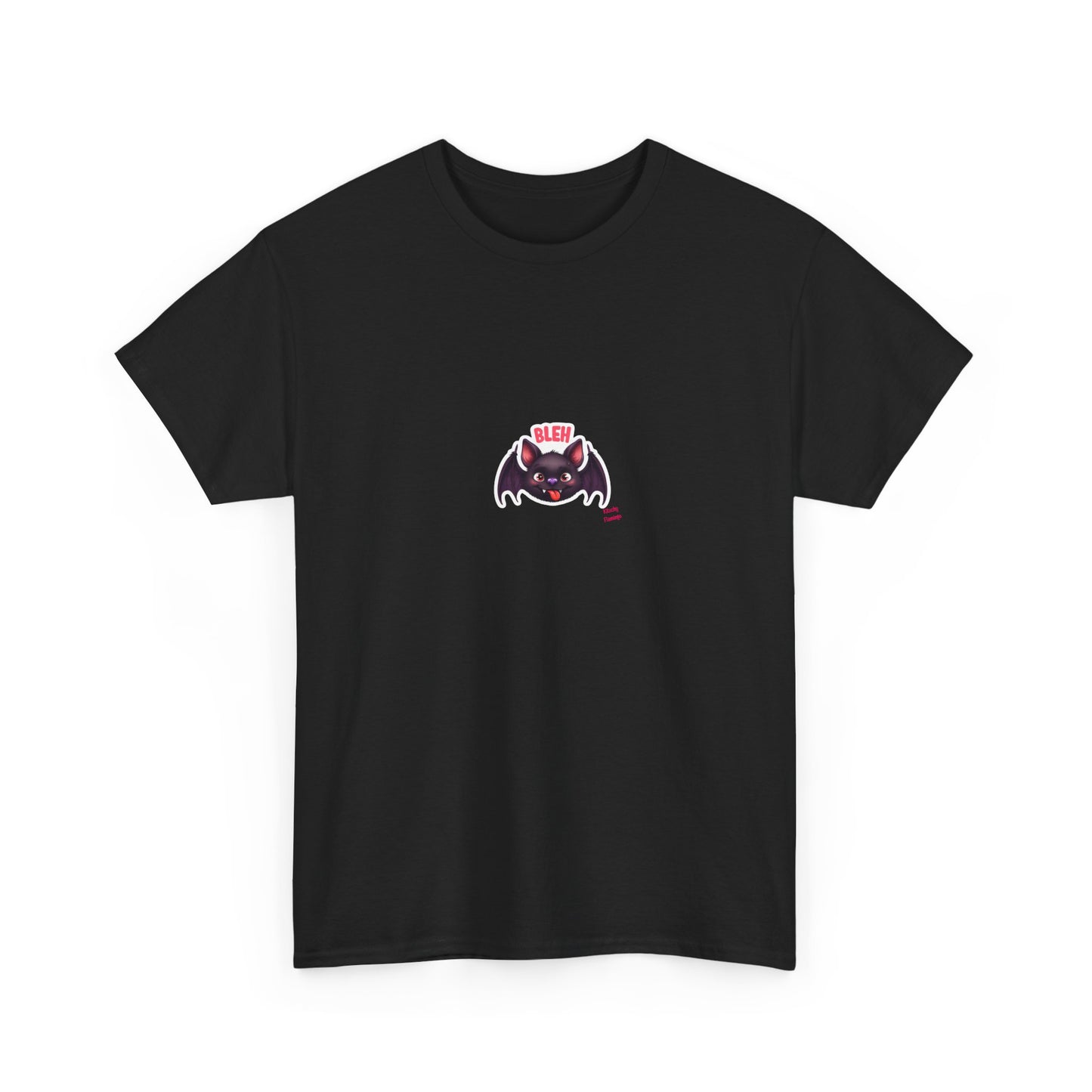 Cute Bat Graphic Unisex Heavy Cotton Tee, Halloween Shirt, Spooky Graphic Tee, Gift for Bat Lovers, Casual Wear, Fall Fashion