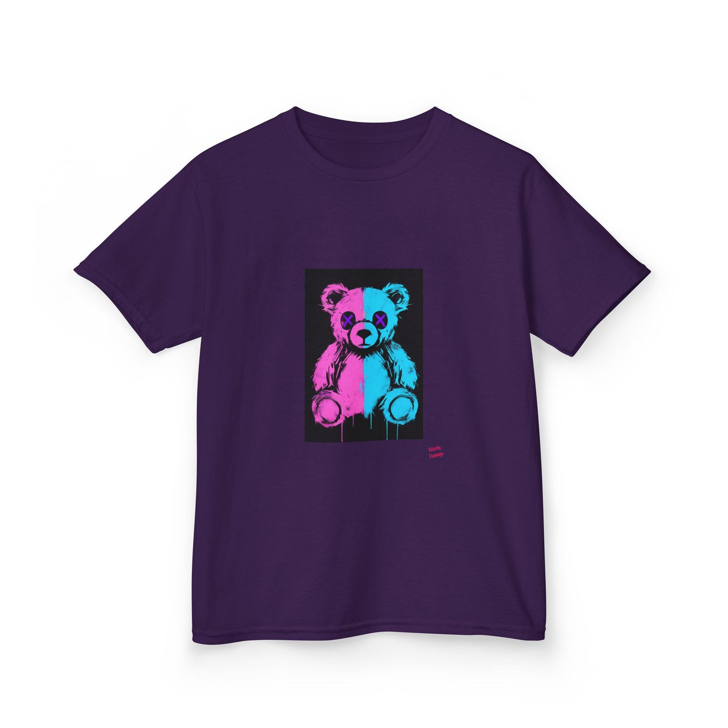 Vibrant Bear Kids Tee, Fun Tshirt for Children or Teens, Birthday Gift, Playful Design, Everyday Wear, Youth Fashion