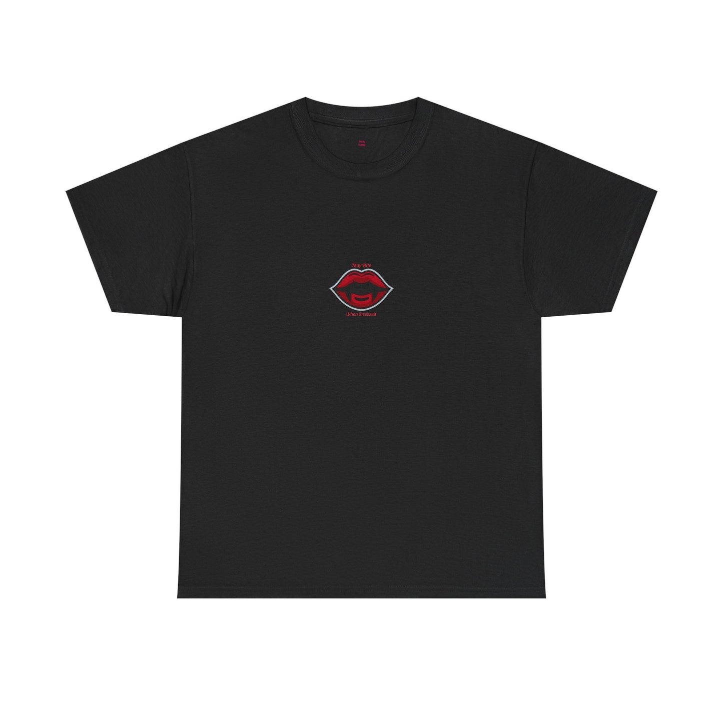 Bold Lips Unisex Heavy Cotton Tee, Graphic Tee, Casual Wear, Trendy T-Shirt, Gift for Her, Gift for Him, Everyday Style