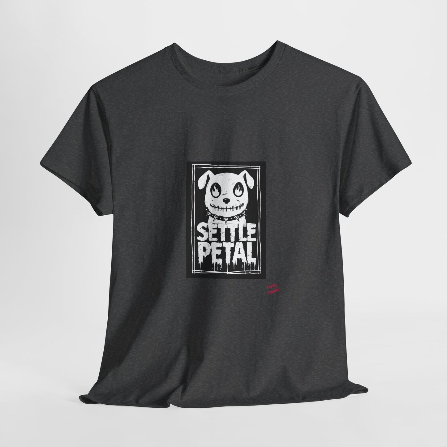 Settle Petal Dog Tee | Fun Unisex Cotton T-Shirt for Casual Wear