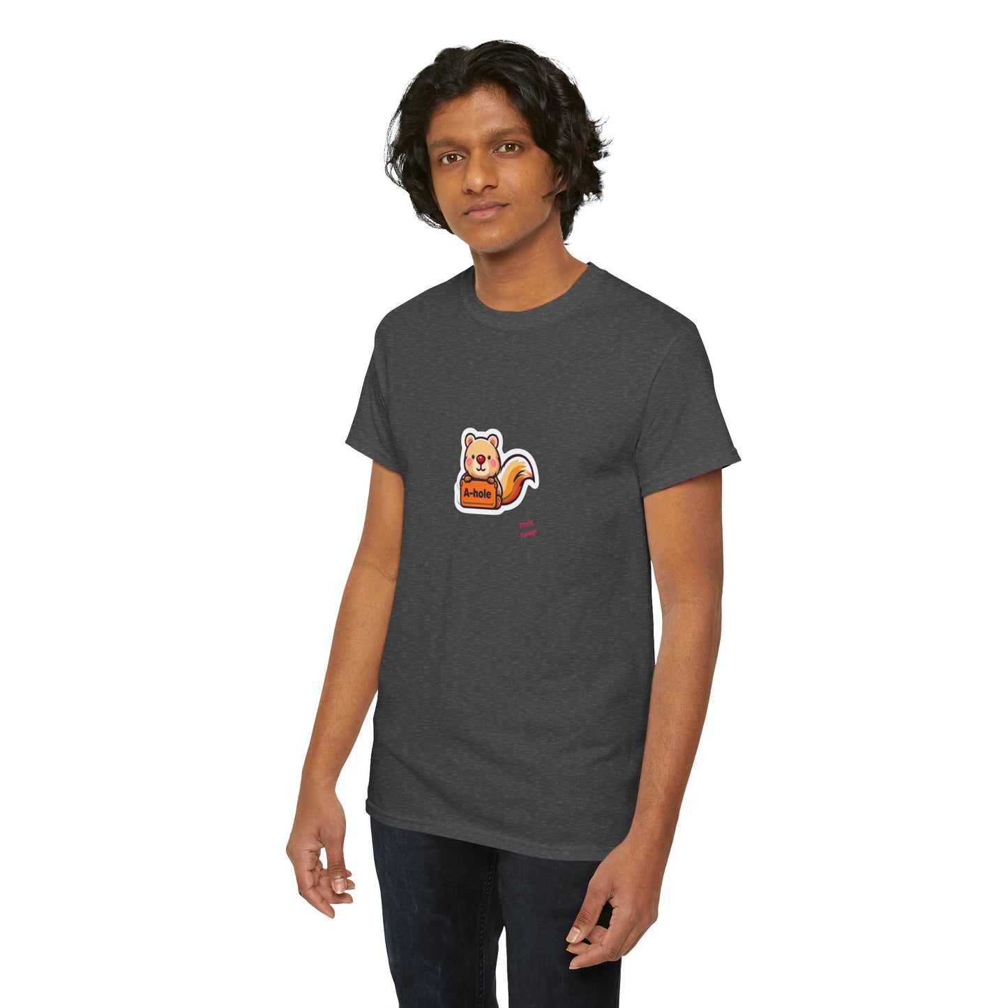Playful Squirrel Tee - Unisex Cotton T-Shirt, Casual Wear, Animal Lover Gift, Cute Graphic Tee, Everyday Comfort