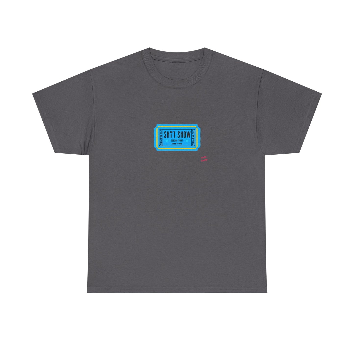 Vintage-Inspired Movie Ticket Graphic Tee, Unisex Heavy Cotton Tee, Retro Movie Night Shirt, Trendy Casual Wear, Gift for Him/Her
