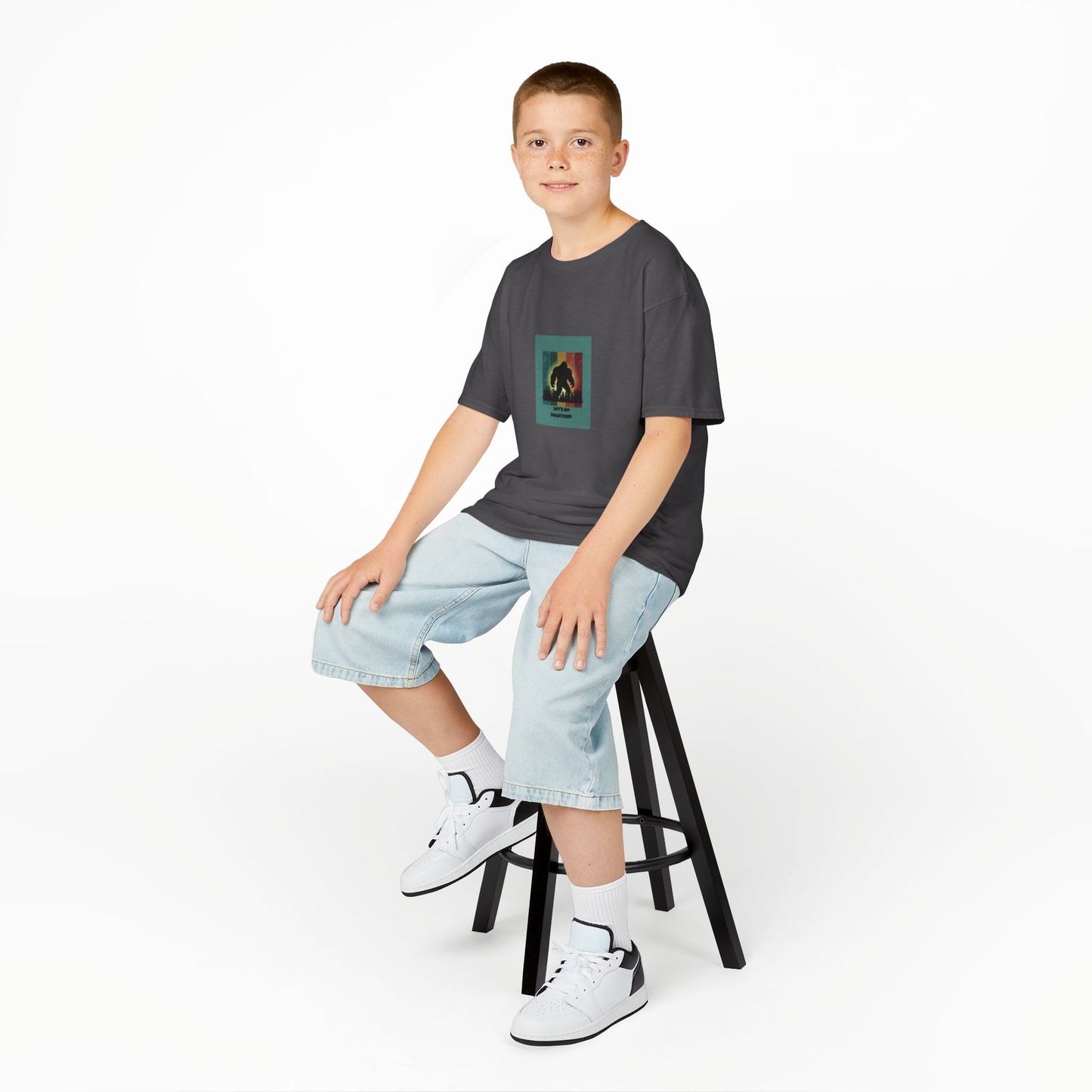 Kids/Teens Adventure Graphic Tee, Fun T-Shirt for Boys and Girls, Kids Gift, Outdoor Shirt, Birthday Celebration, Campfire Theme