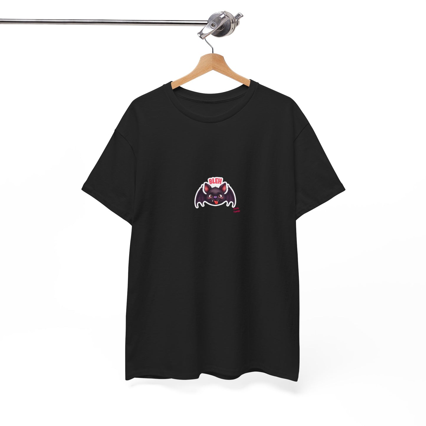 Cute Bat Graphic Unisex Heavy Cotton Tee, Halloween Shirt, Spooky Graphic Tee, Gift for Bat Lovers, Casual Wear, Fall Fashion