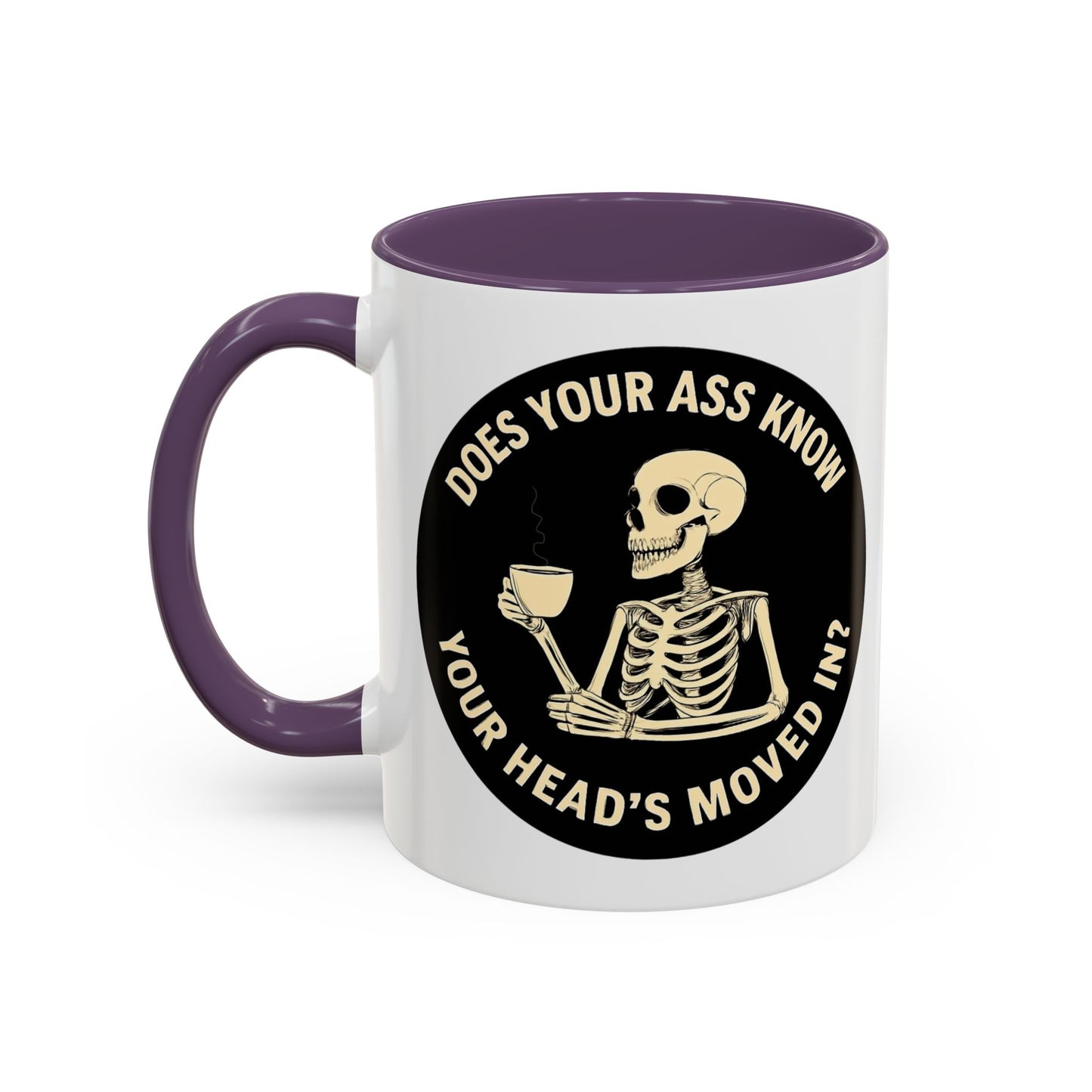 Funny Skeleton Coffee Mug - Whimsical Gift for Coffee Lovers, Halloween Decor, Unique Office Mug, Morning Motivation, Humorous Tea Cup