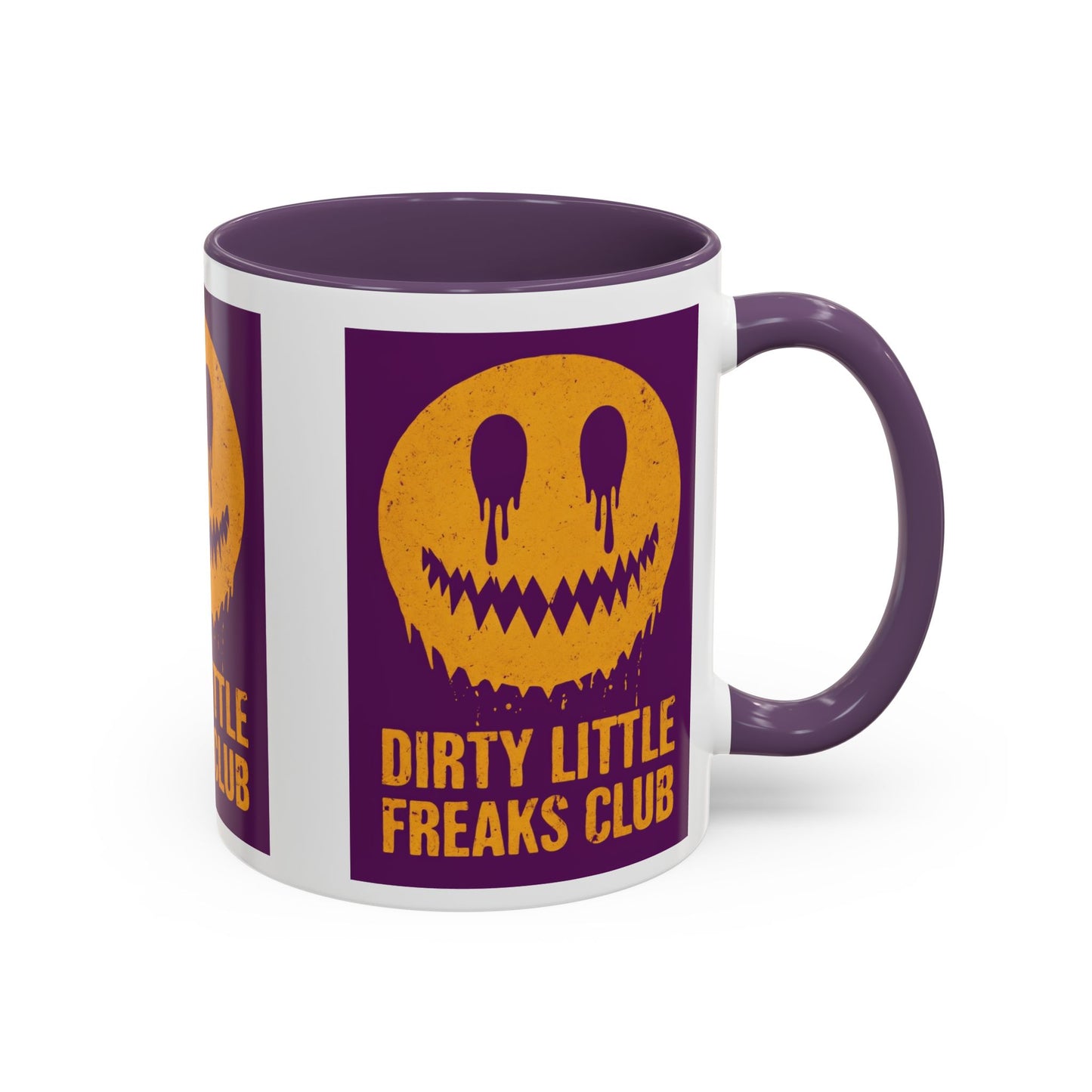 Halloween Coffee Mug, Dirty Little Freaks Club Mug, Novelty Beverage Cup, Perfect for Spooky Season, Unique Gift